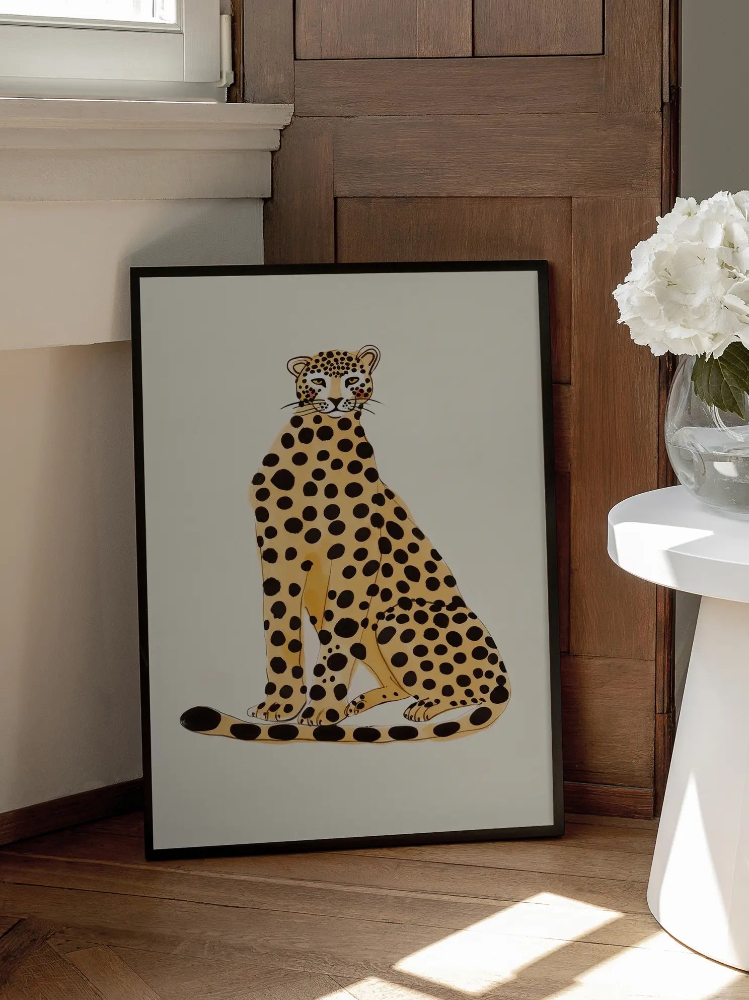 Spotted Leopard Poster