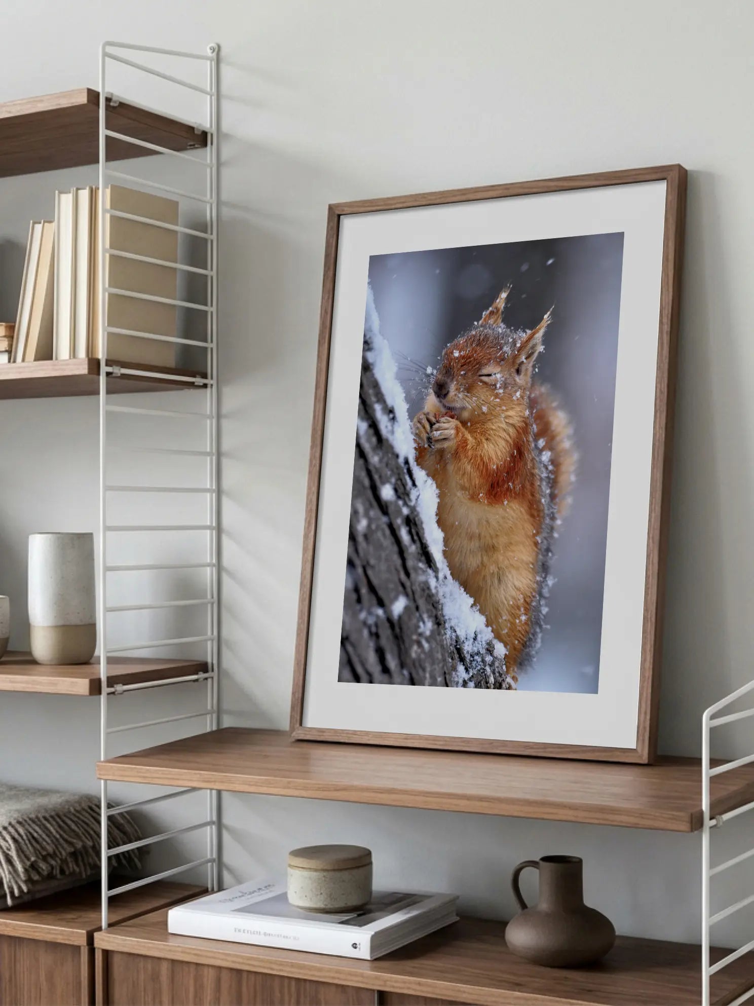 Squirrel Shivers Poster