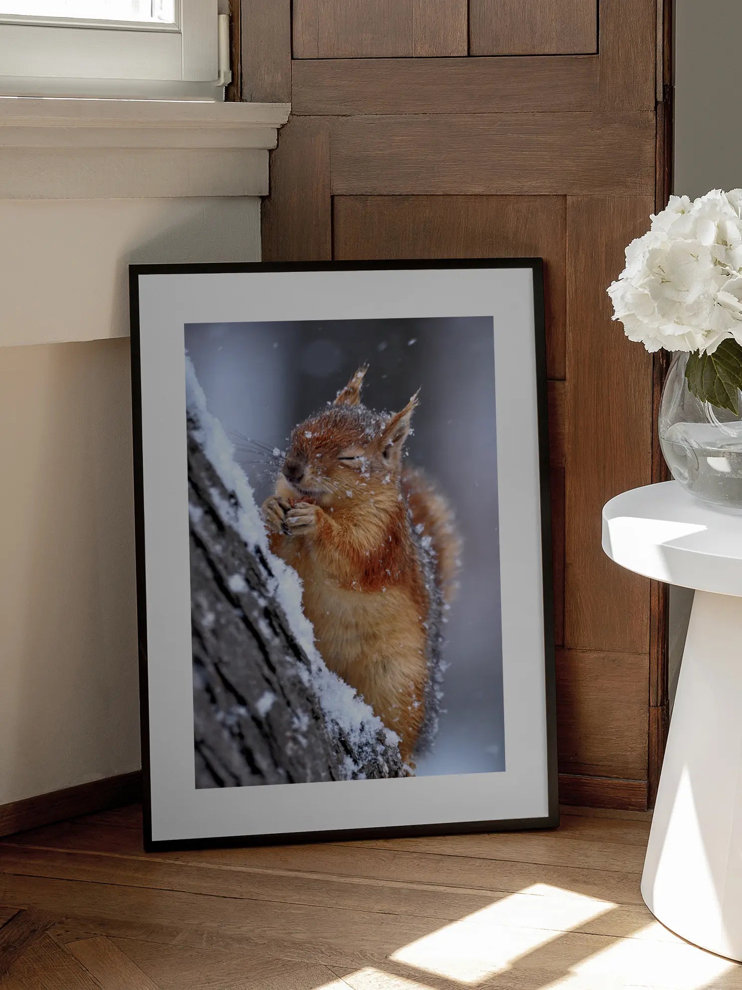 Squirrel Shivers Poster