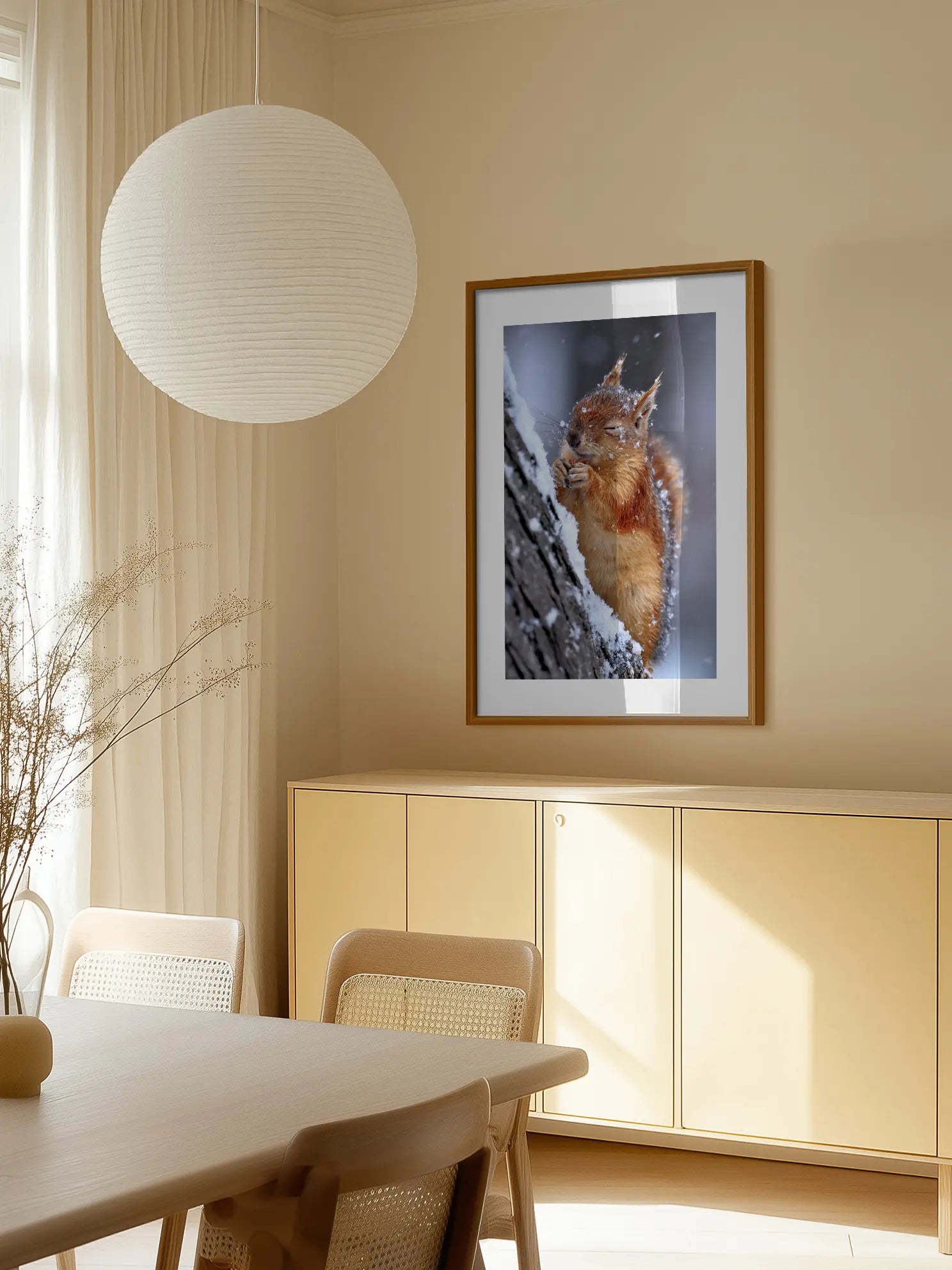 Squirrel Shivers Poster