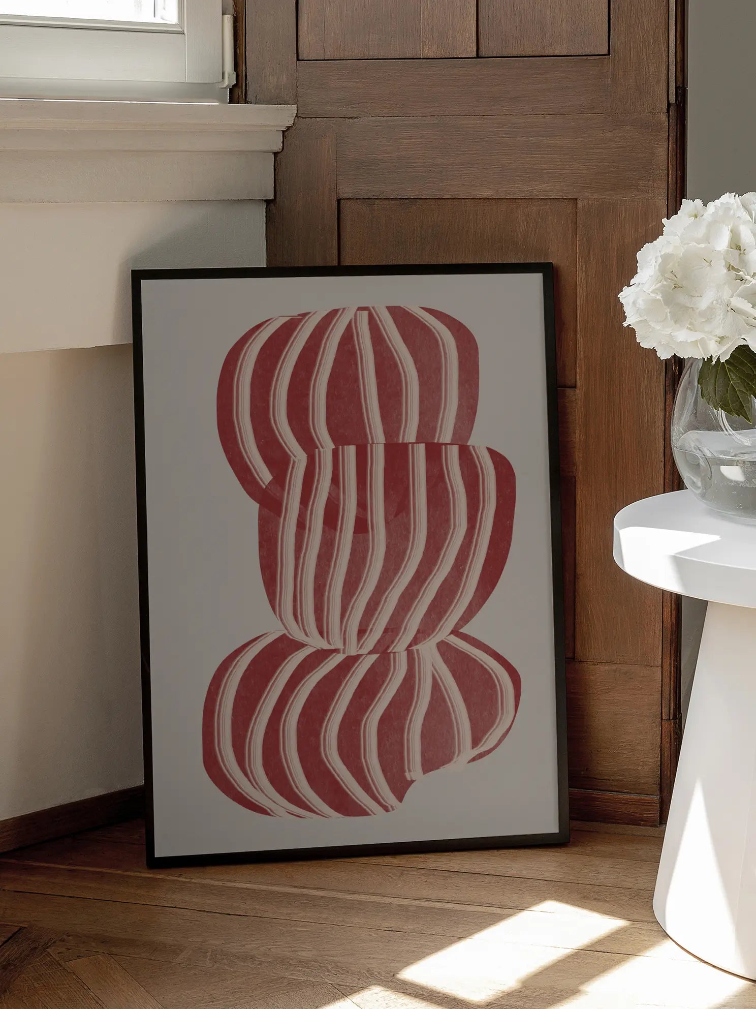 Stacked Red Stones No1 Poster