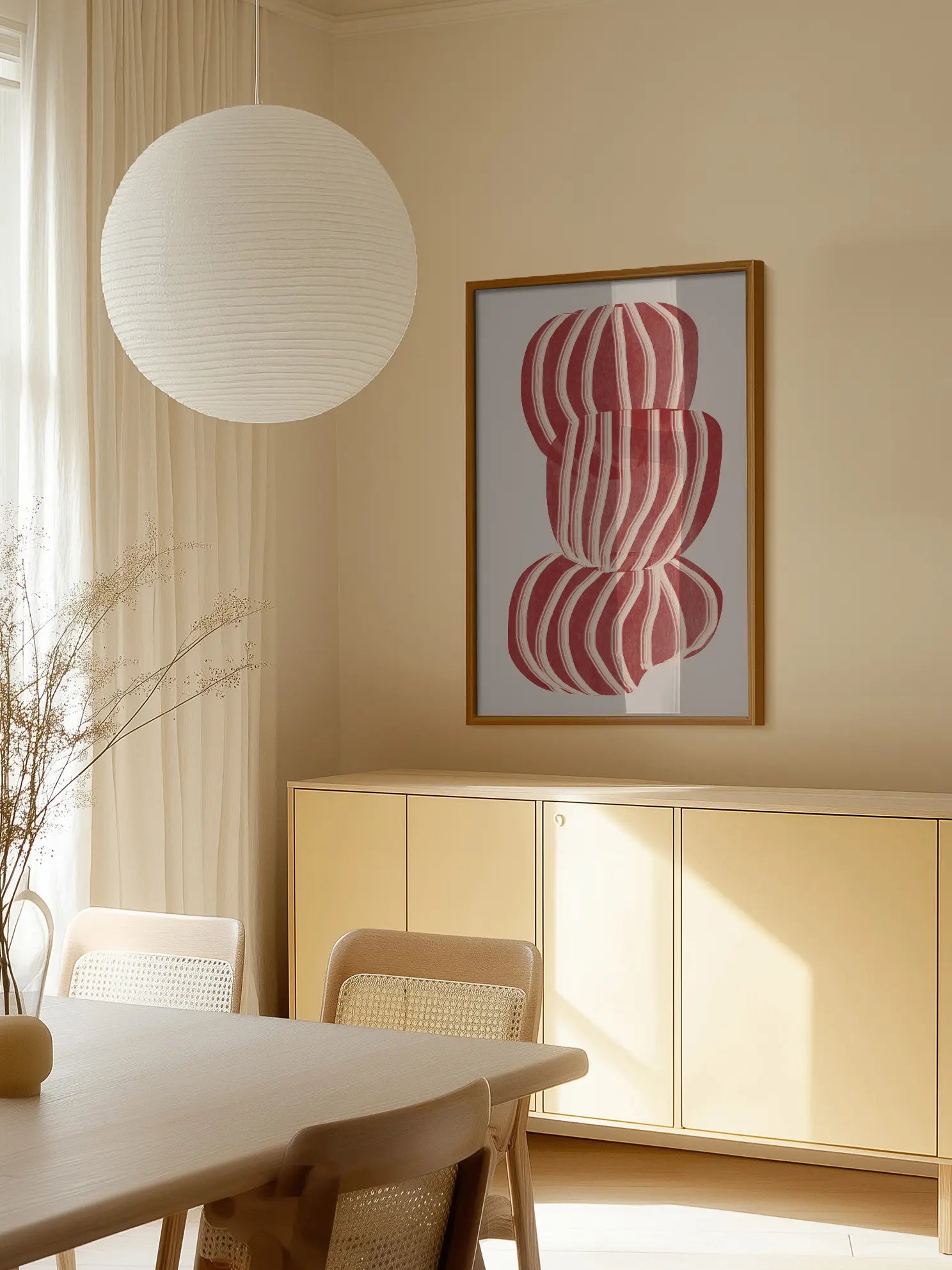Stacked Red Stones No1 Poster