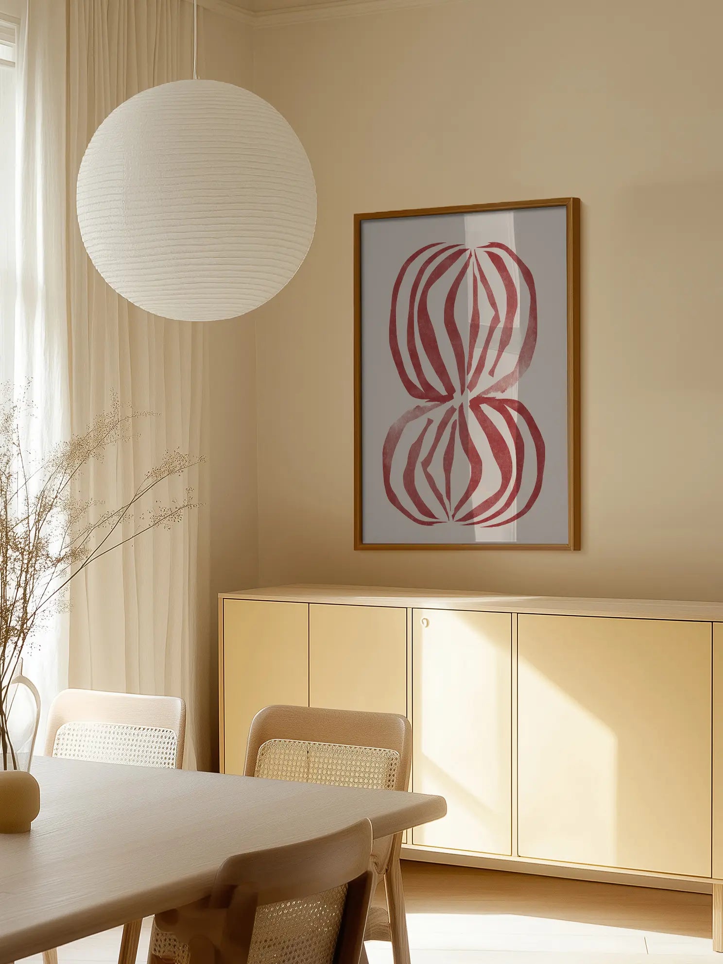 Stacked Red Stones No2 Poster