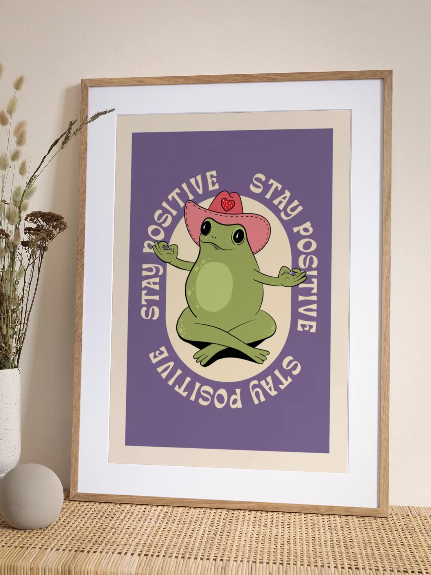 Stay Positive Poster