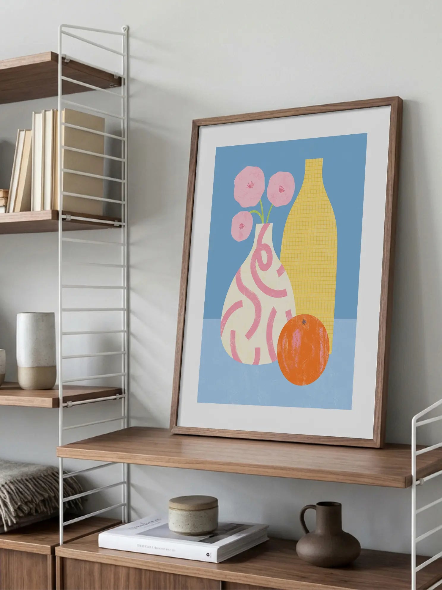 Still Life in Blue Poster