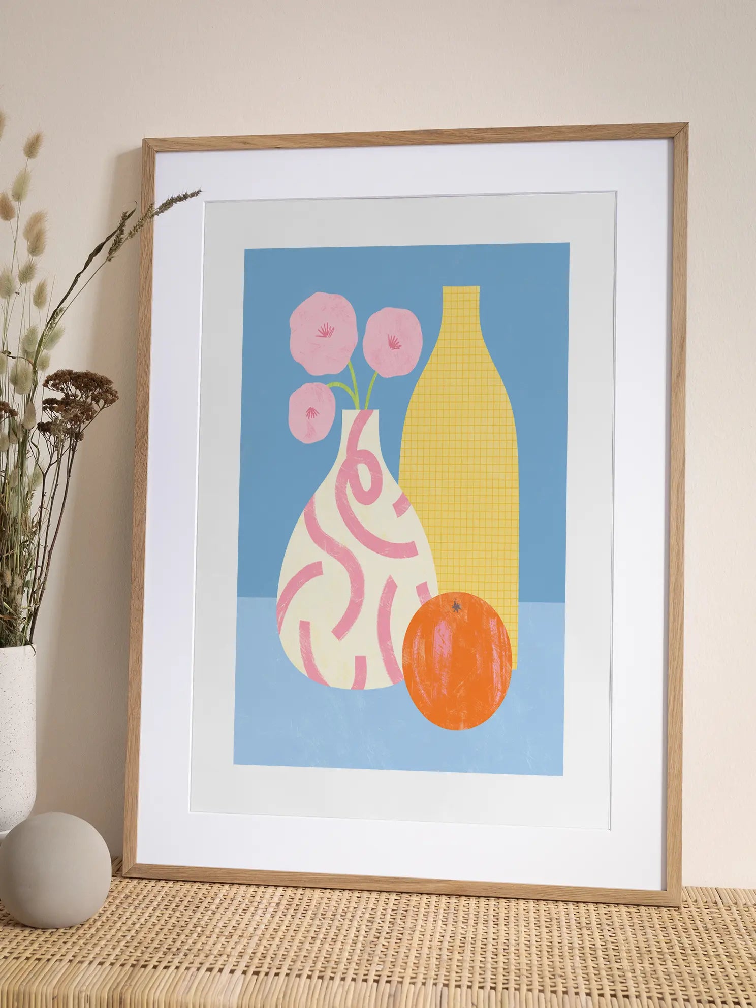 Still Life in Blue Poster
