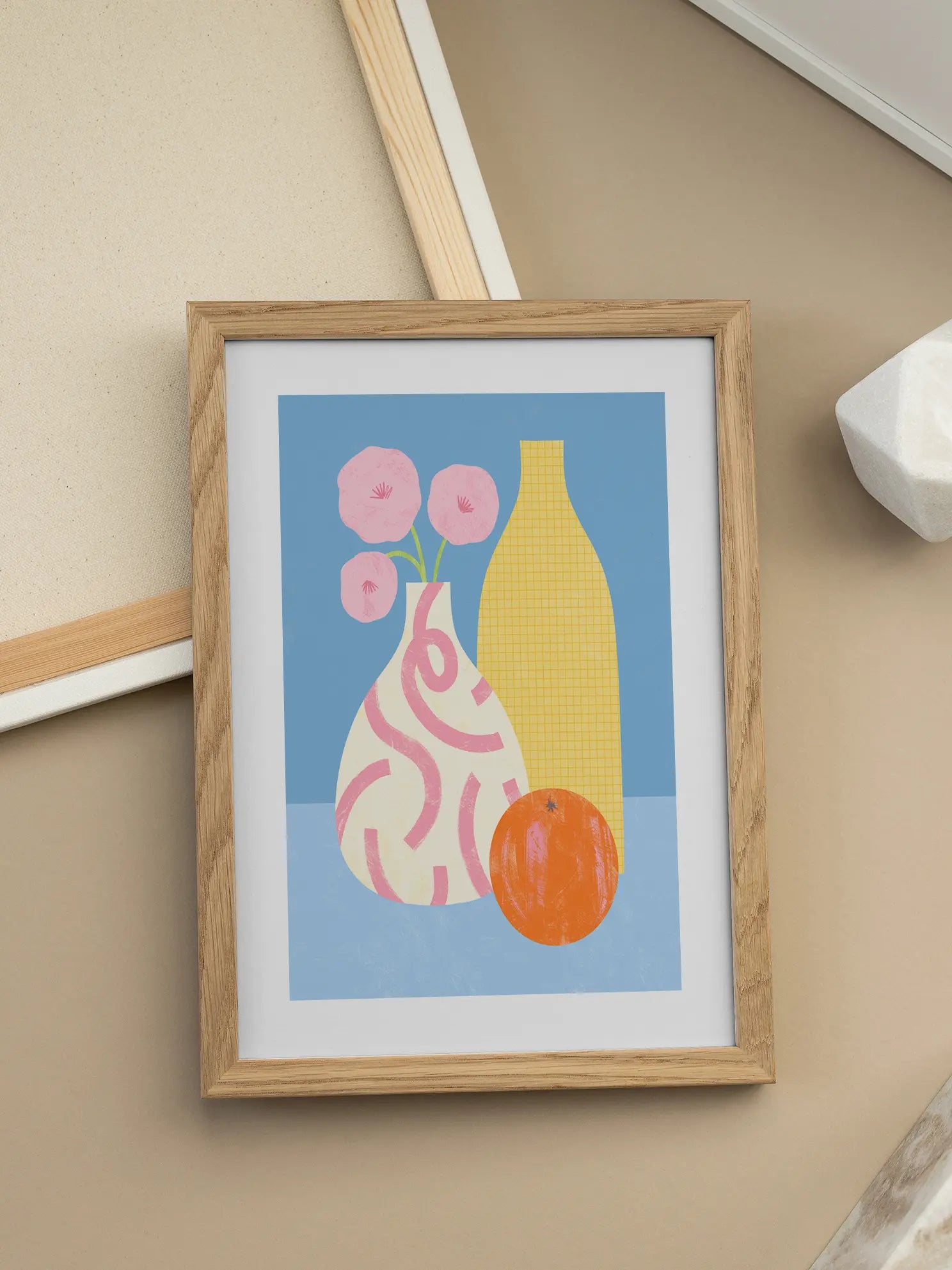 Still Life in Blue Poster