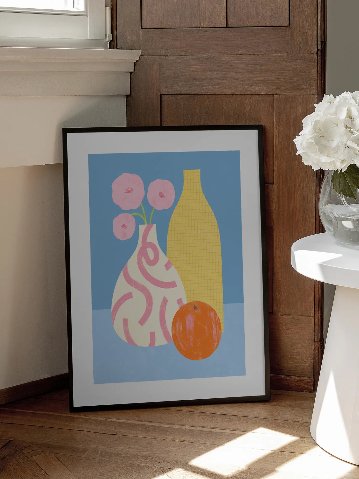 Still Life in Blue Poster