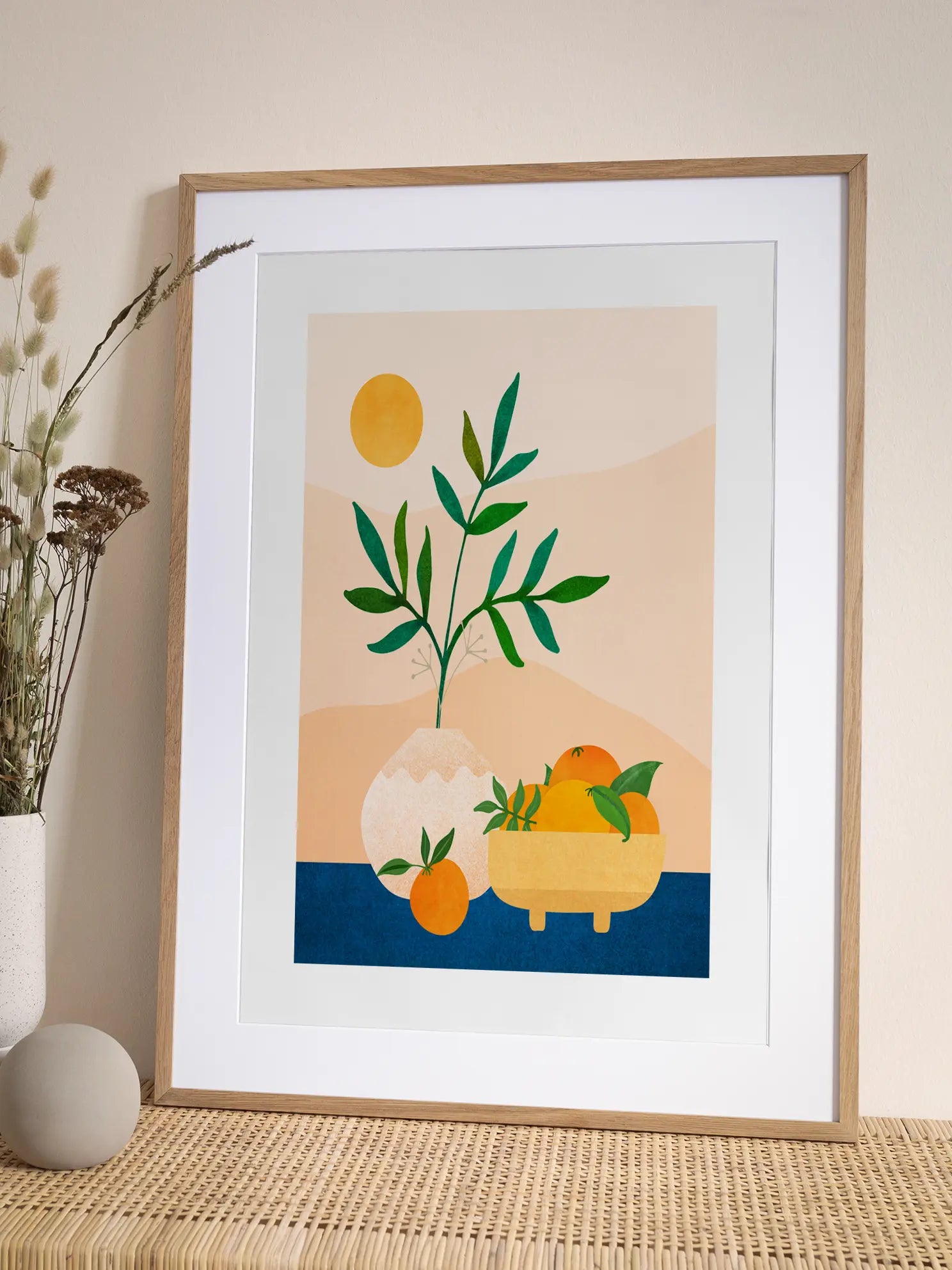 Still Life with Oranges Poster