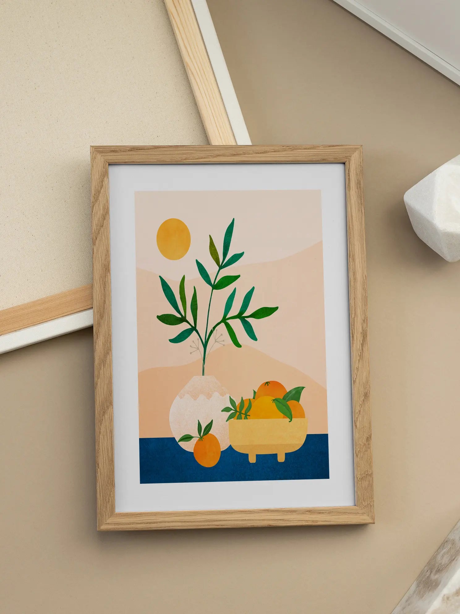 Still Life with Oranges Poster