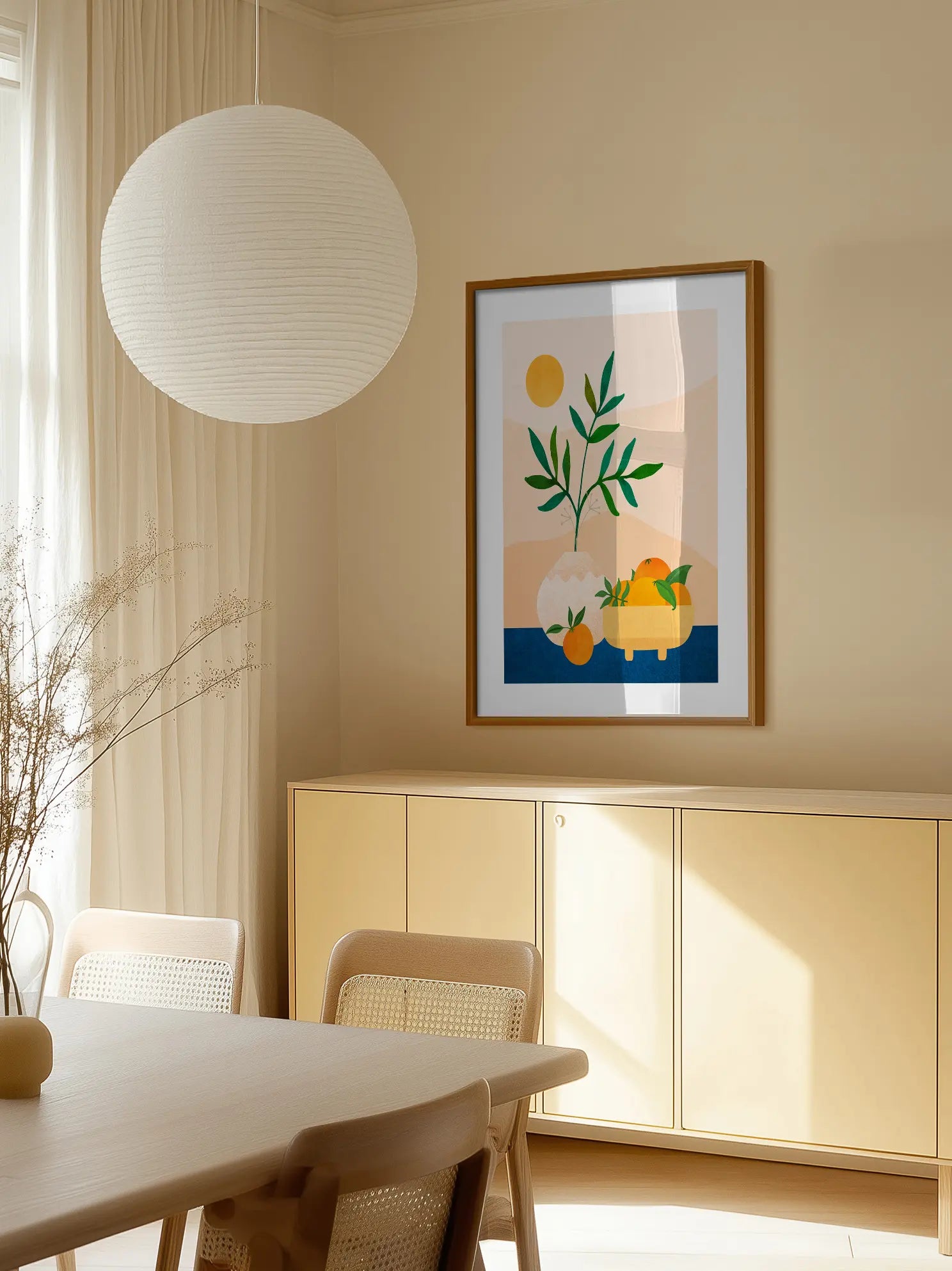 Still Life with Oranges Poster