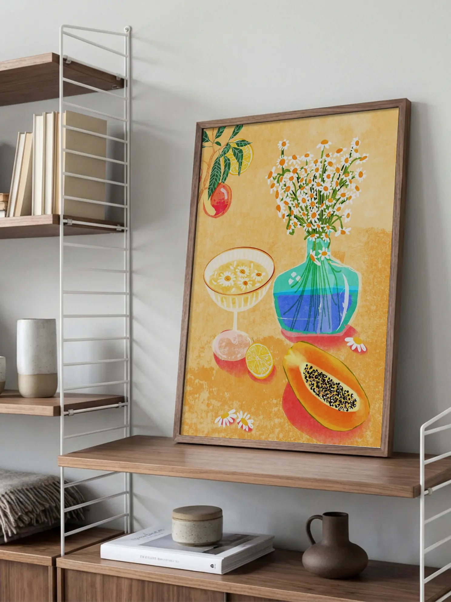Still Life with Papaya Poster