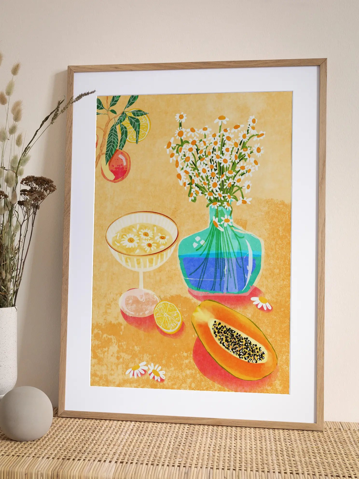 Still Life with Papaya Poster