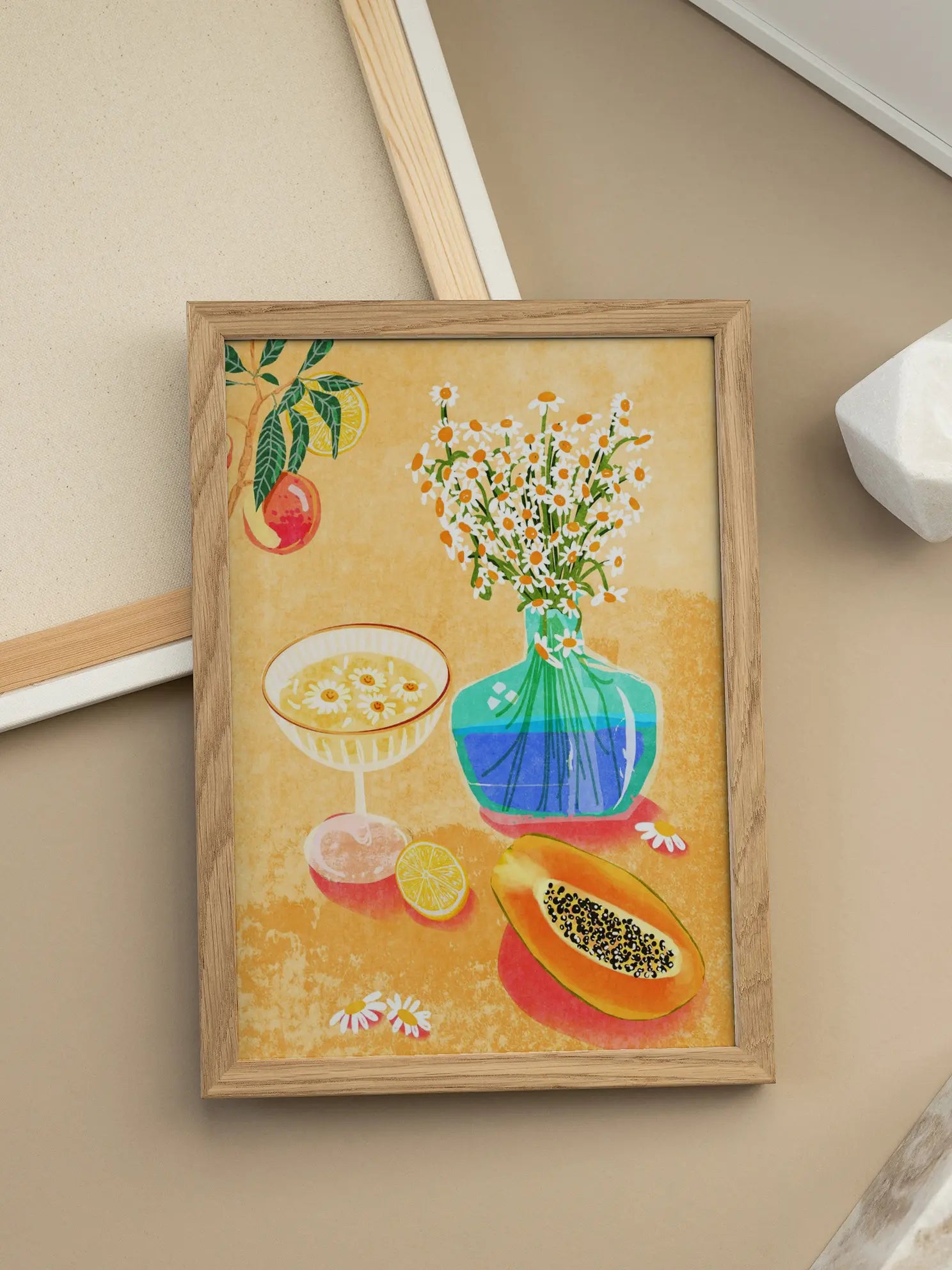 Still Life with Papaya Poster
