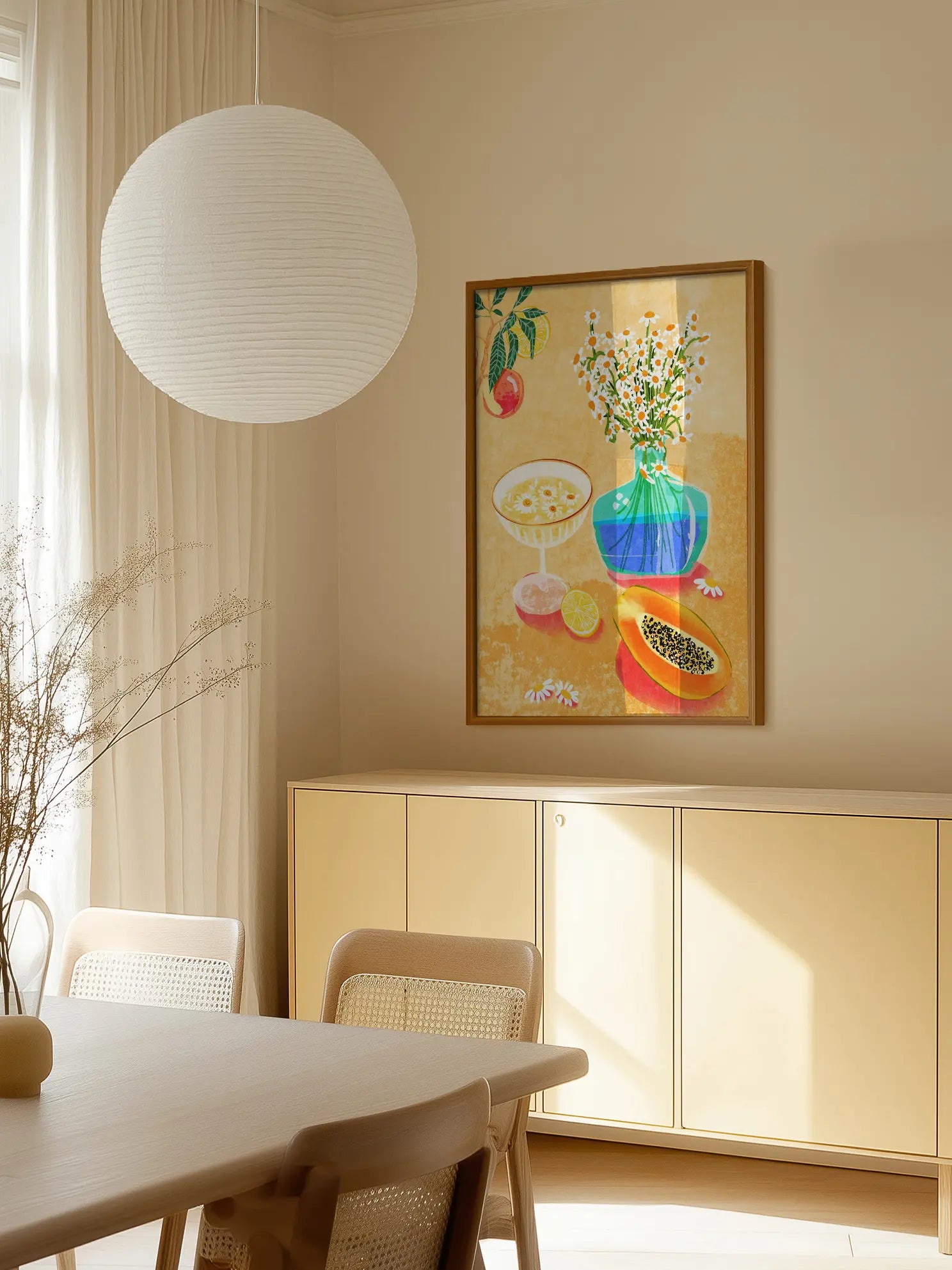 Still Life with Papaya Poster