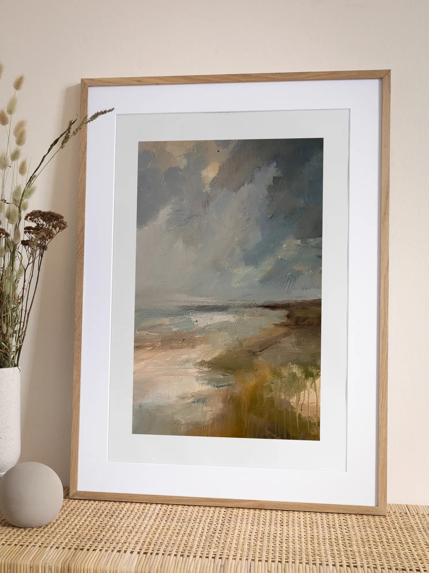 Stormy Coast Poster