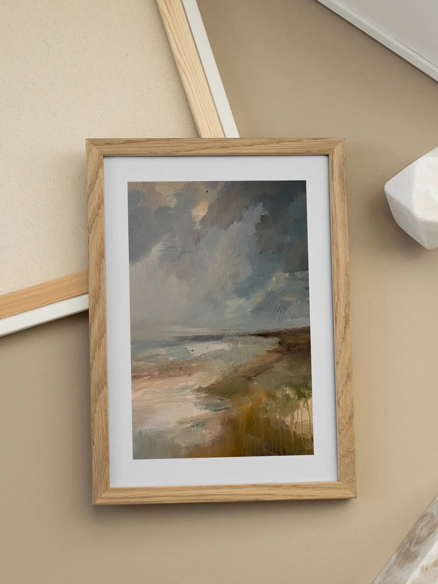 Stormy Coast Poster