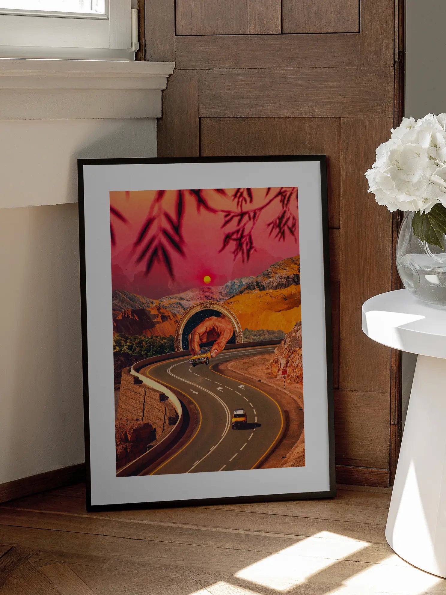 Straße ins Surreale Poster