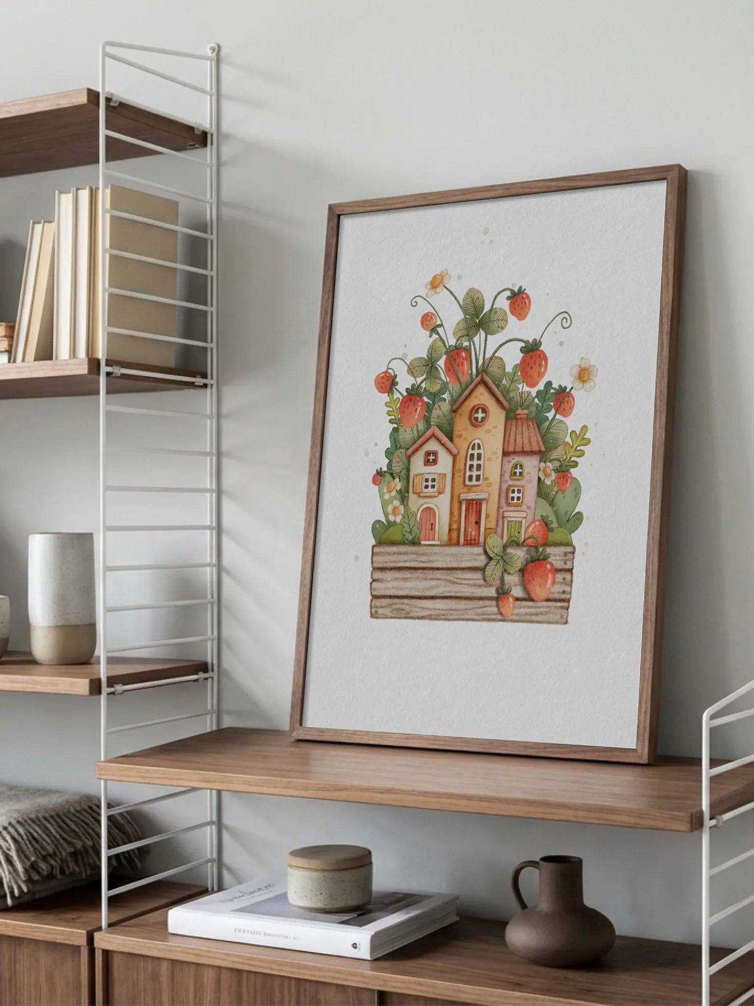 Strawberry Village Poster