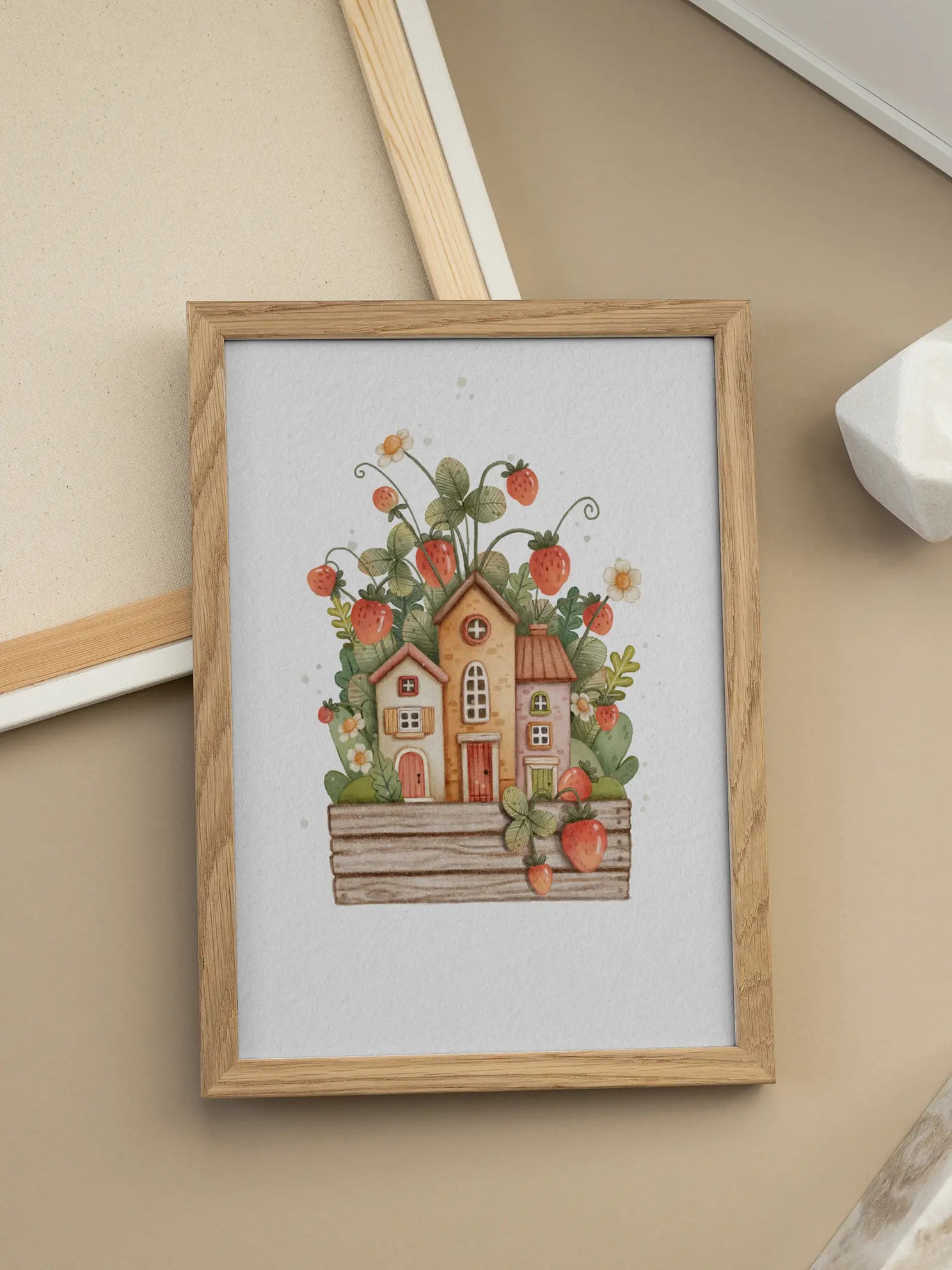 Strawberry Village Poster