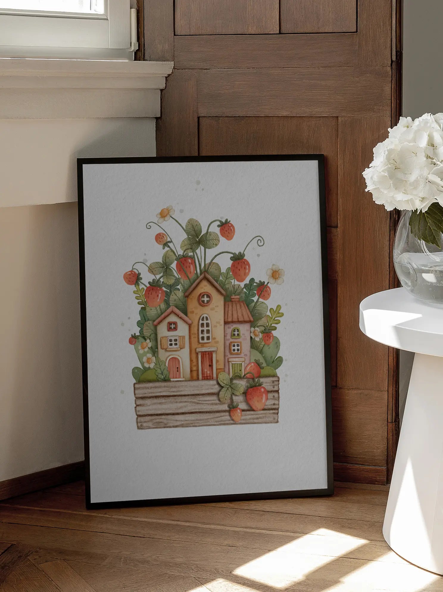 Strawberry Village Poster