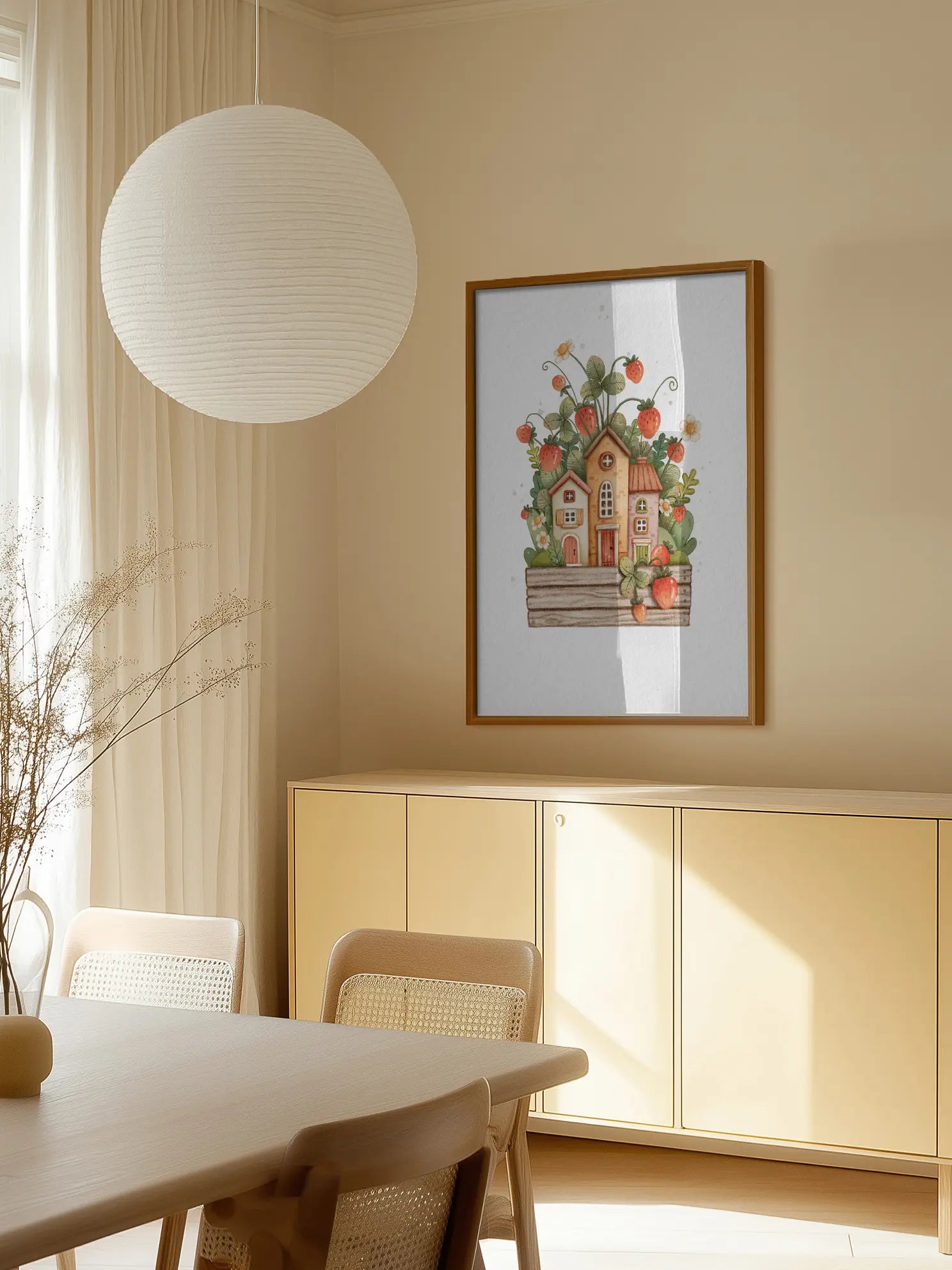 Strawberry Village Poster