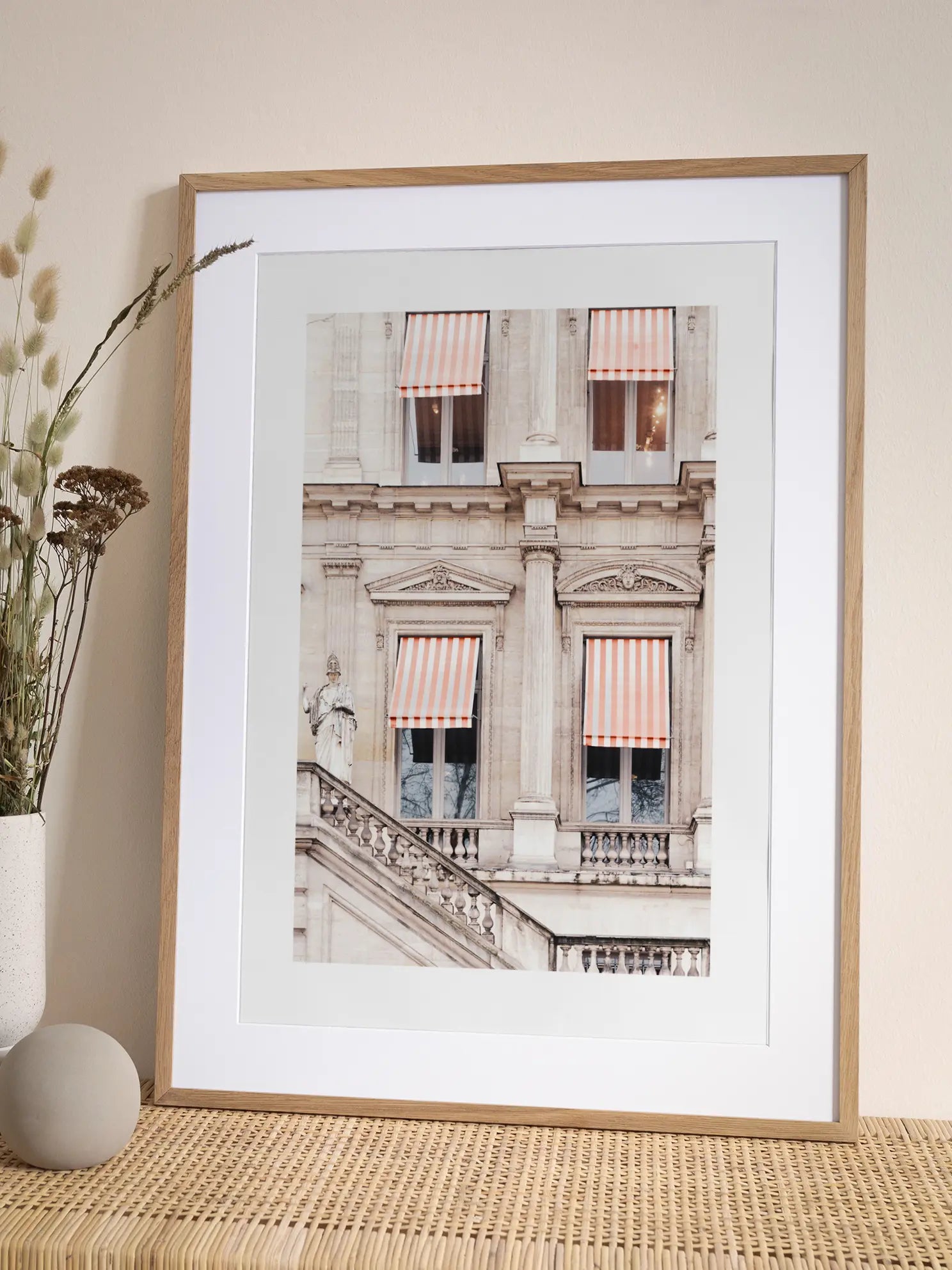Striped Awnings Poster