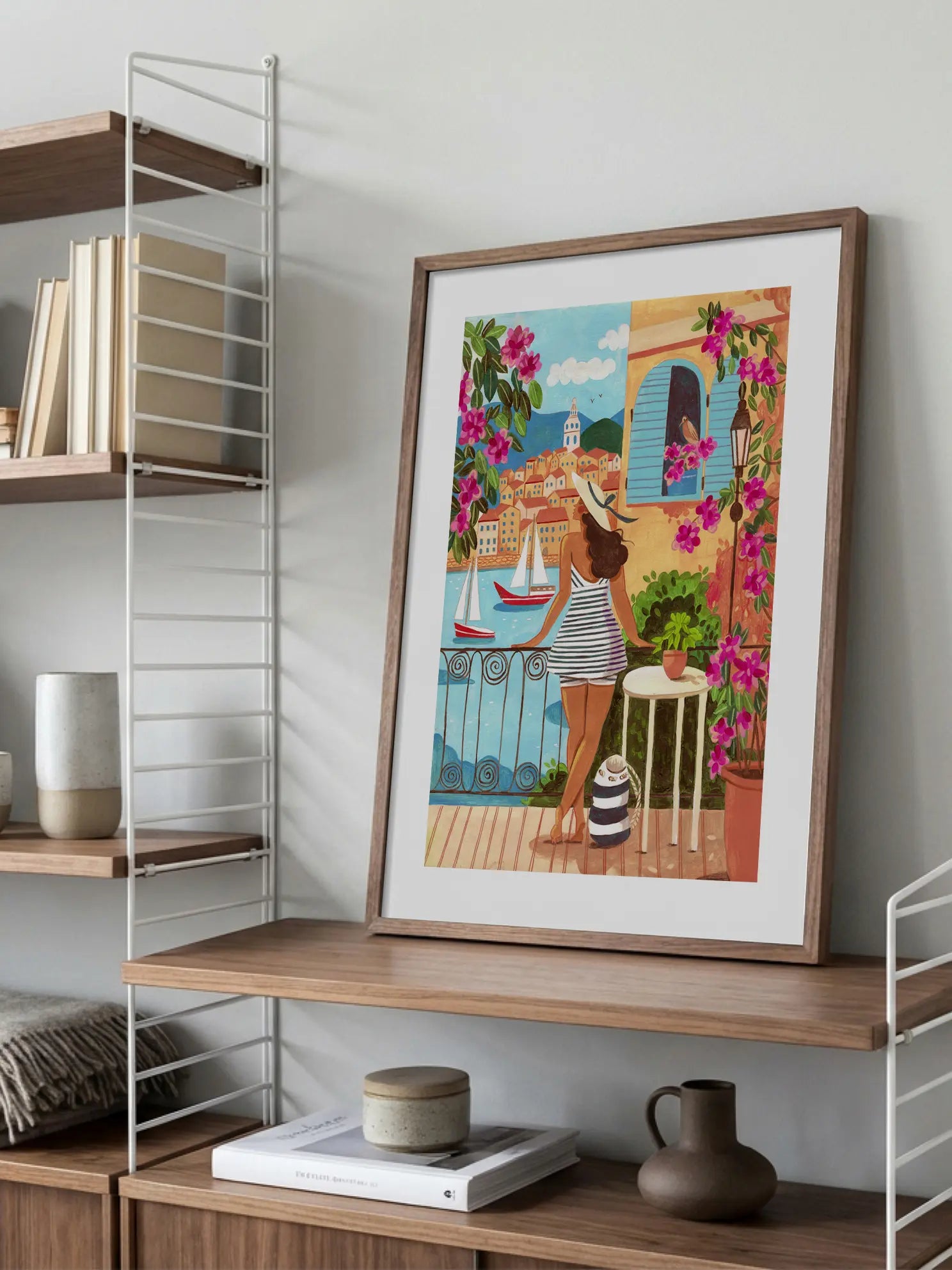 Striped Dress Poster