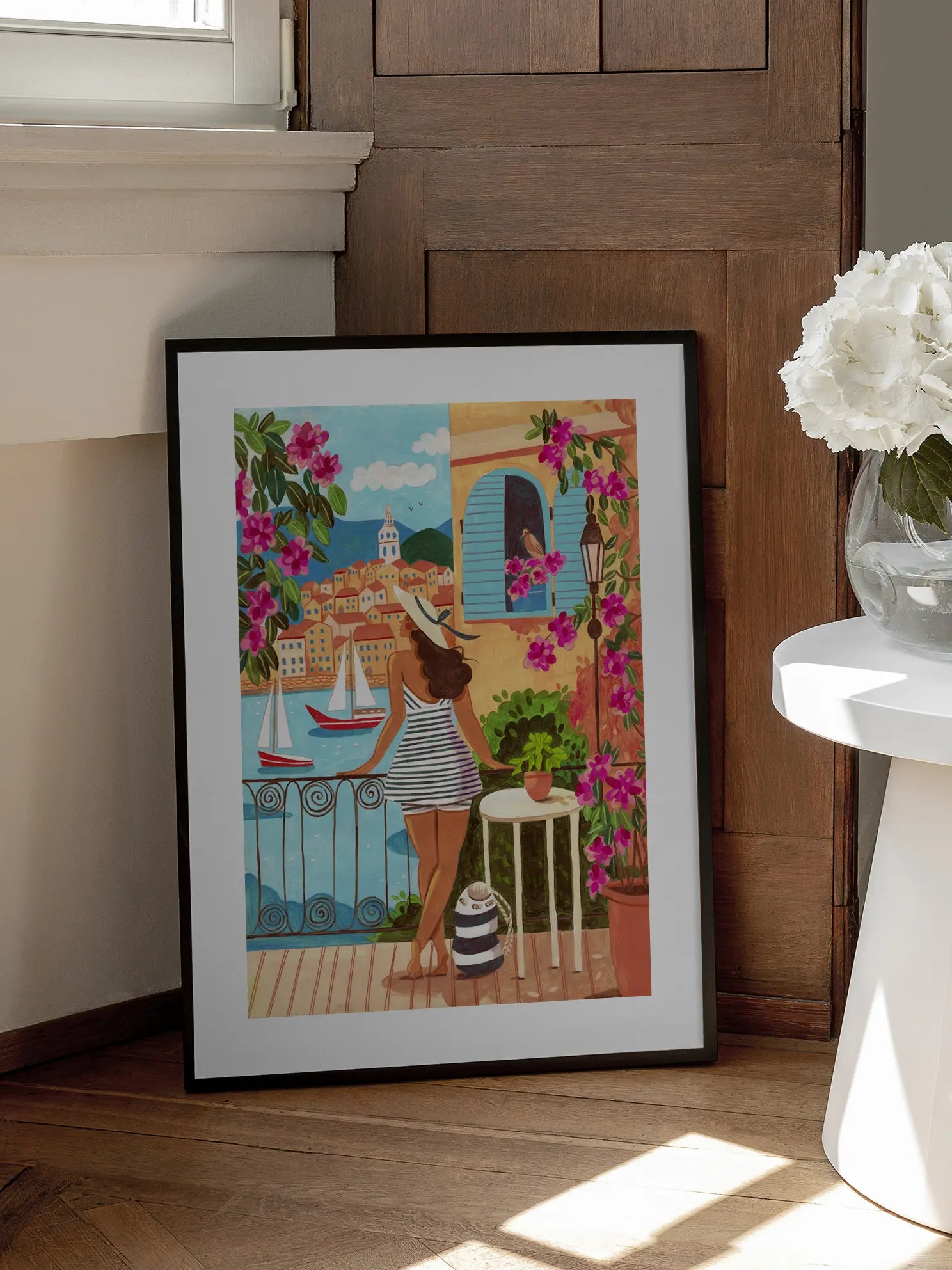 Striped Dress Poster