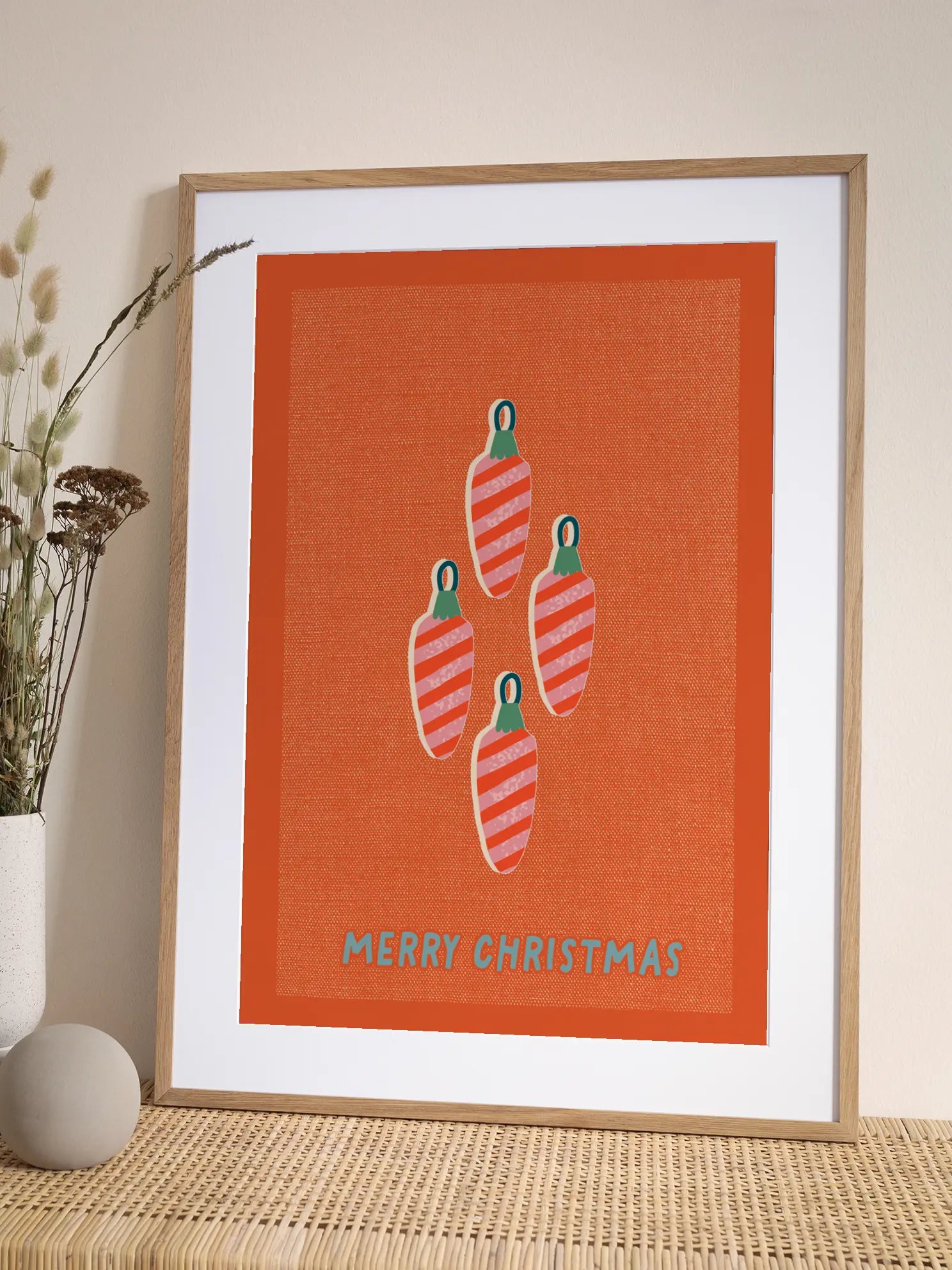 Striped Ornament Poster