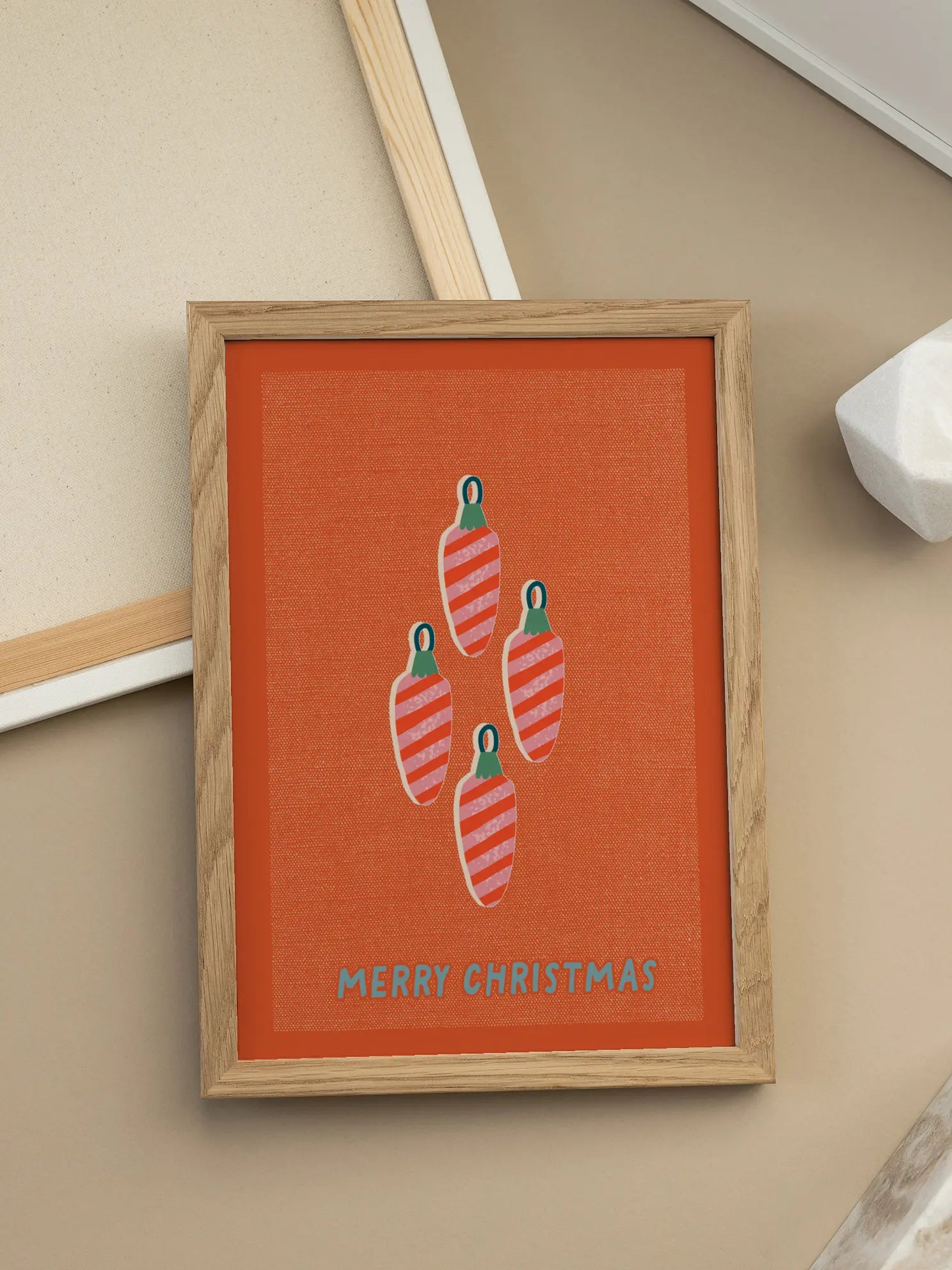 Striped Ornament Poster