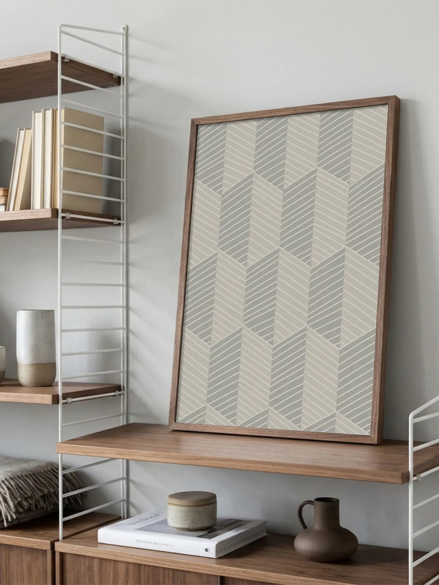 Striped Pattern Poster