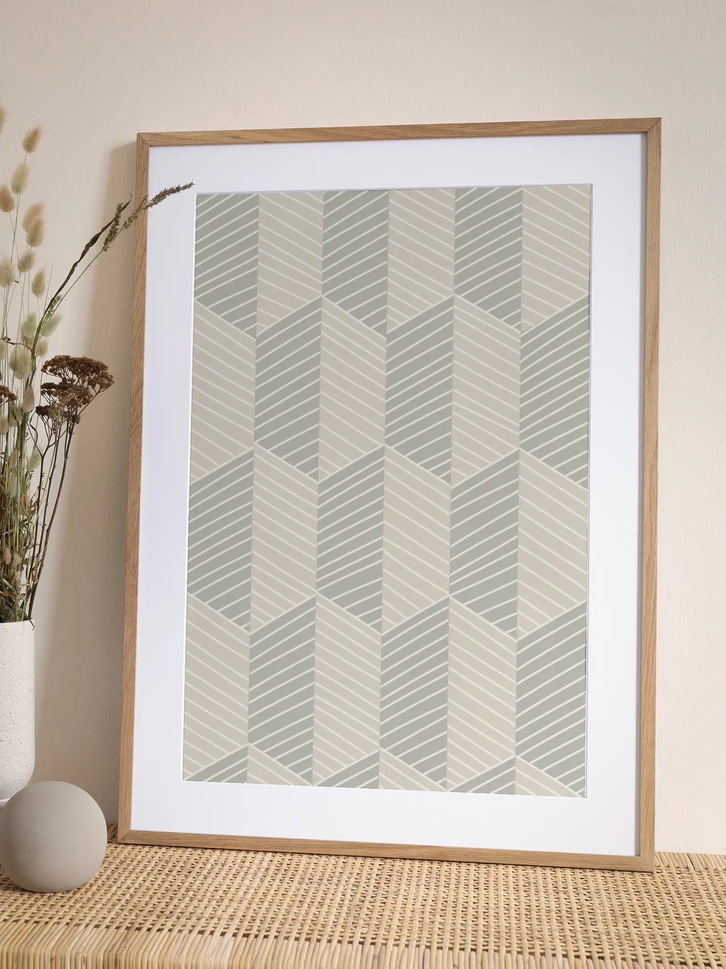 Striped Pattern Poster