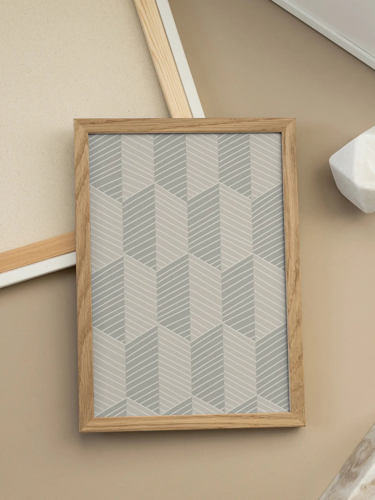 Striped Pattern Poster