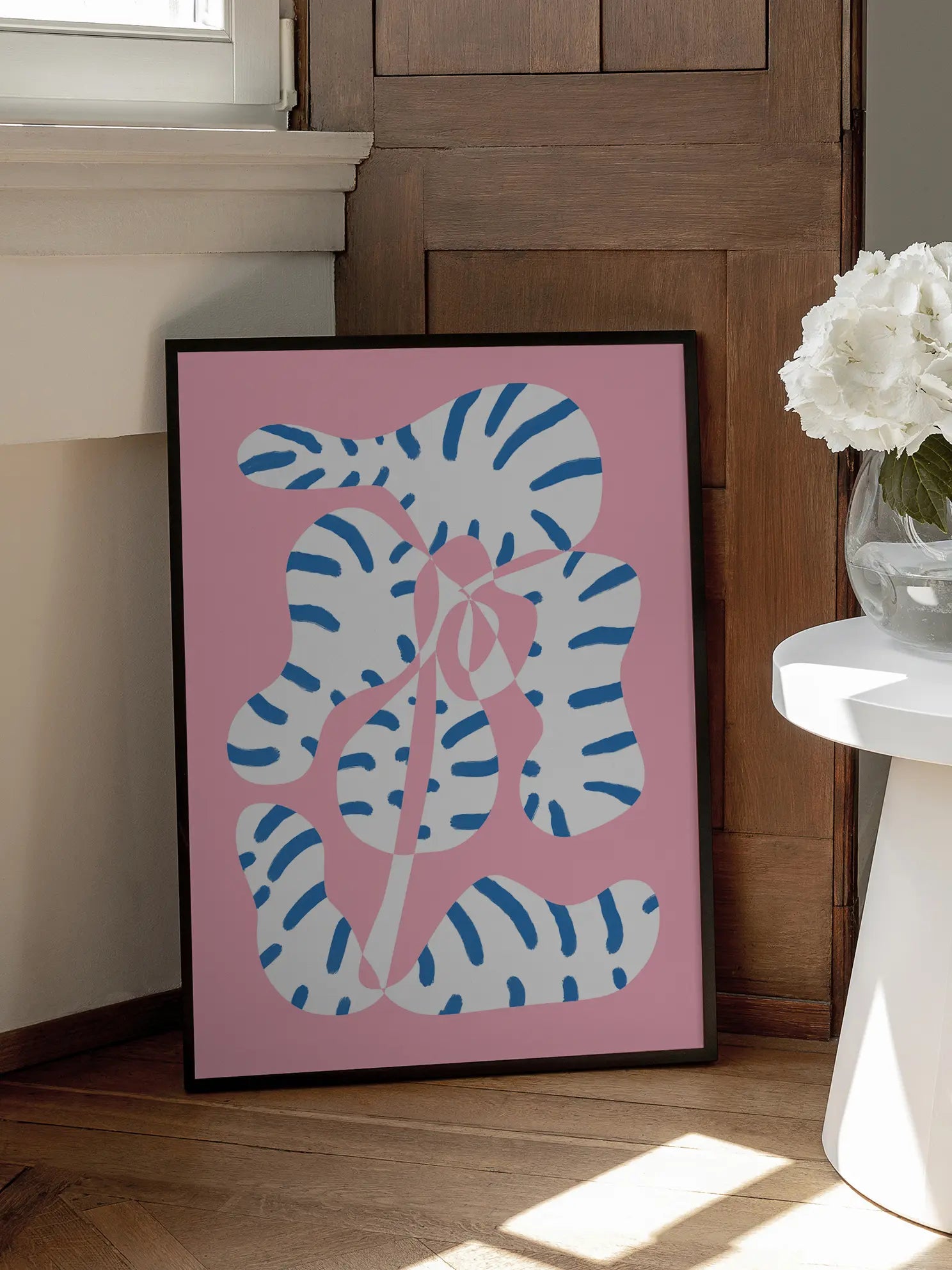 Striped Plant Poster