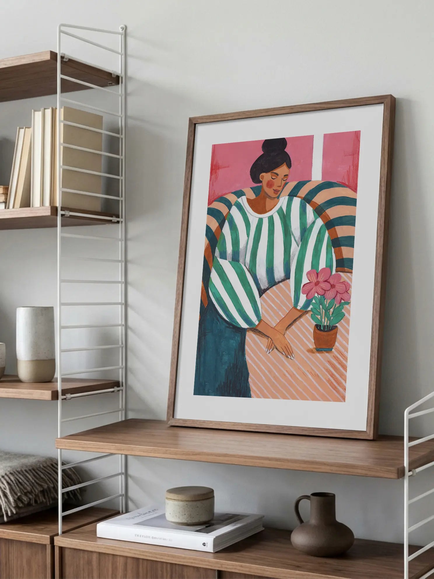 Striped Shirt Poster