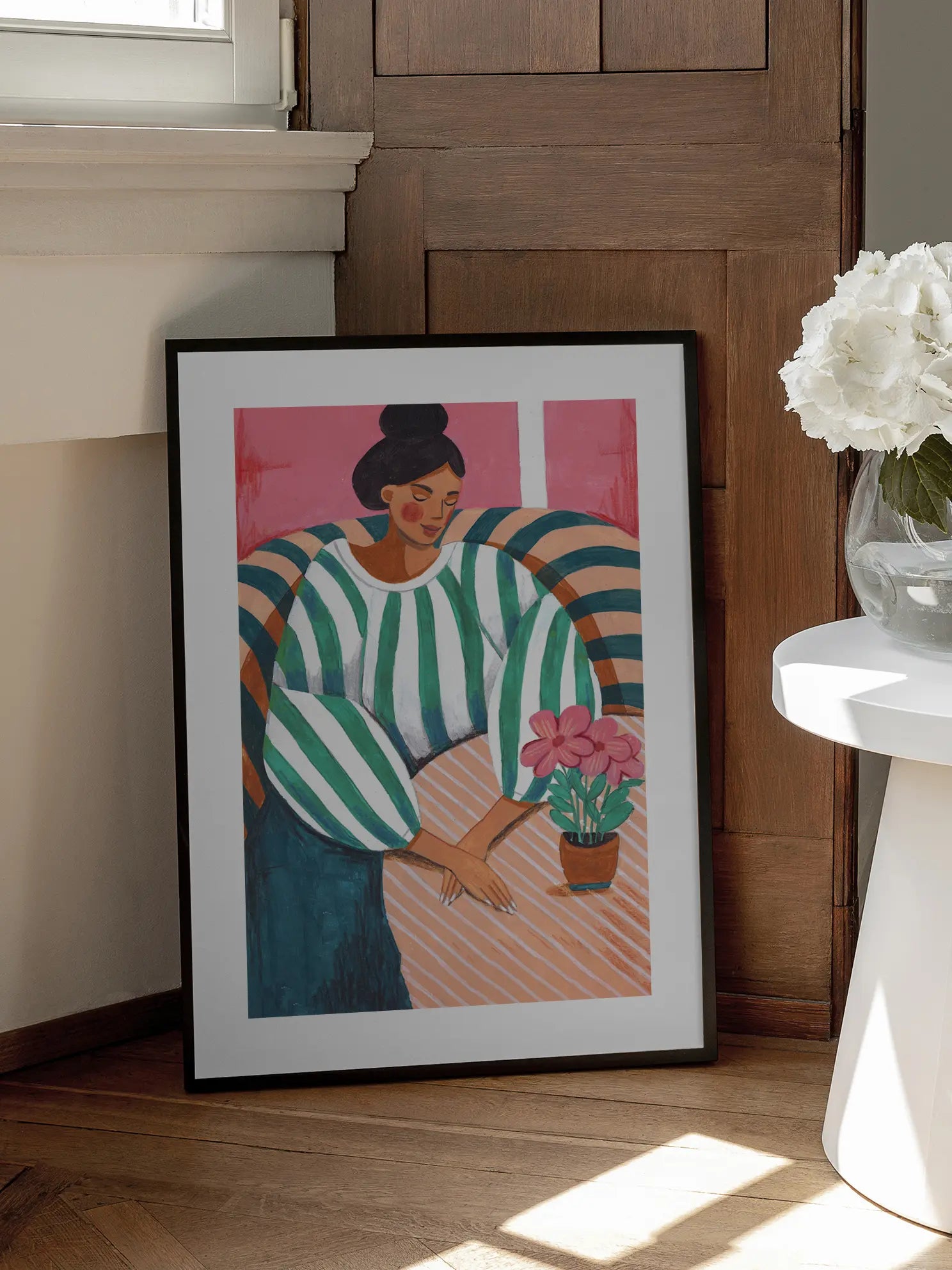 Striped Shirt Poster