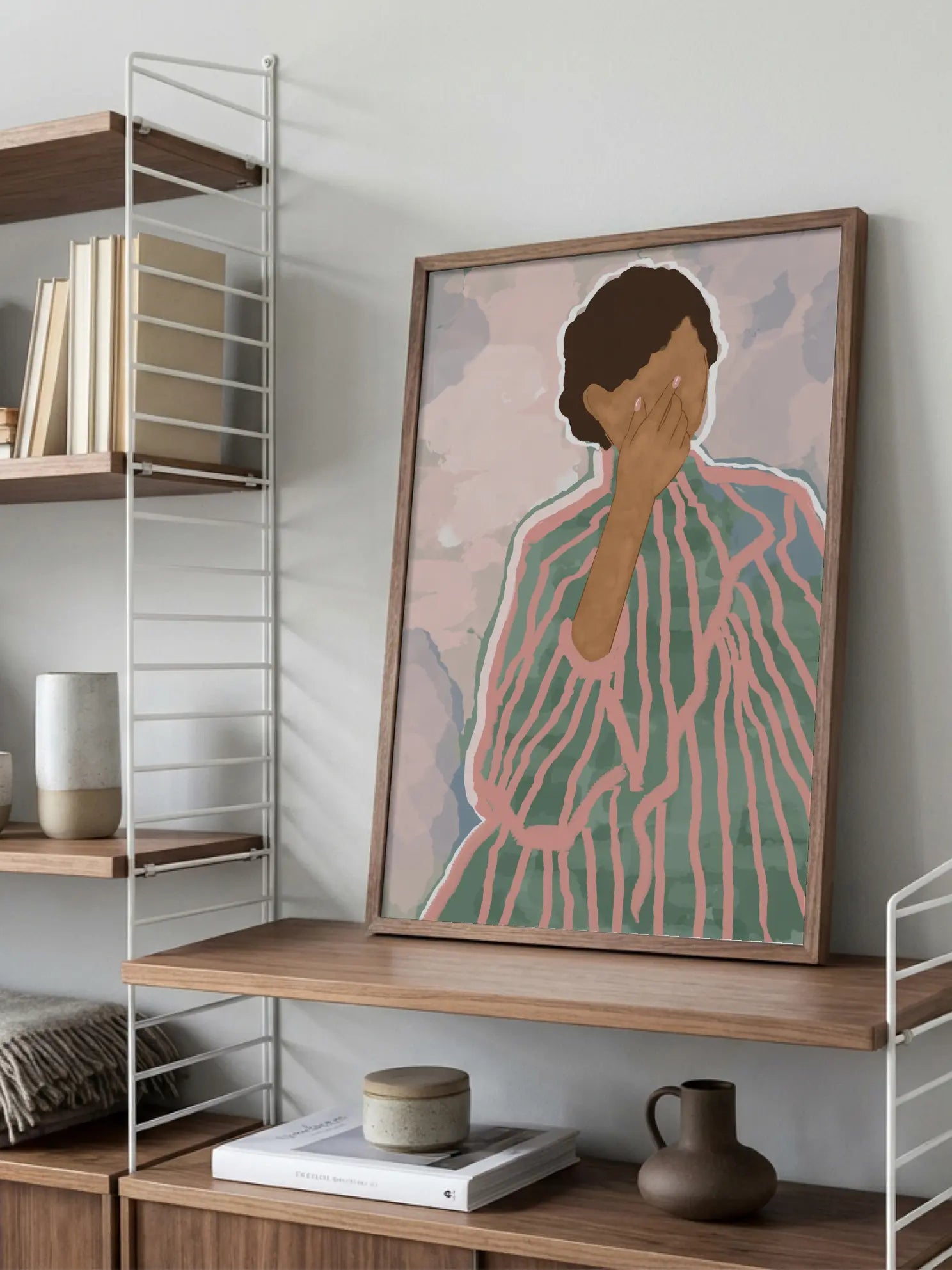 Striped Sweater Poster