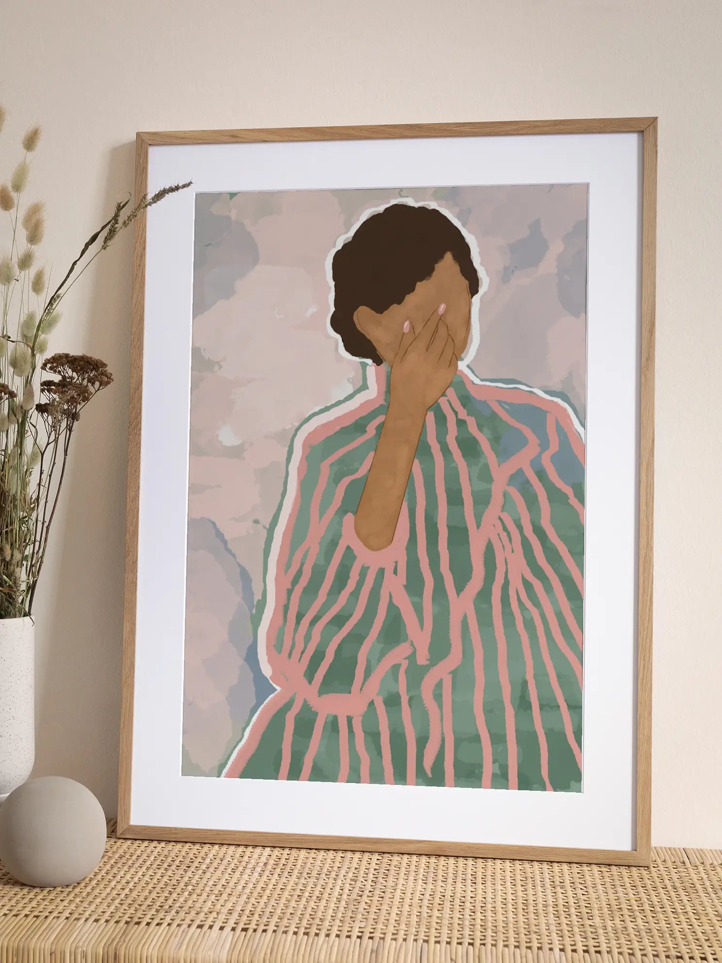 Striped Sweater Poster