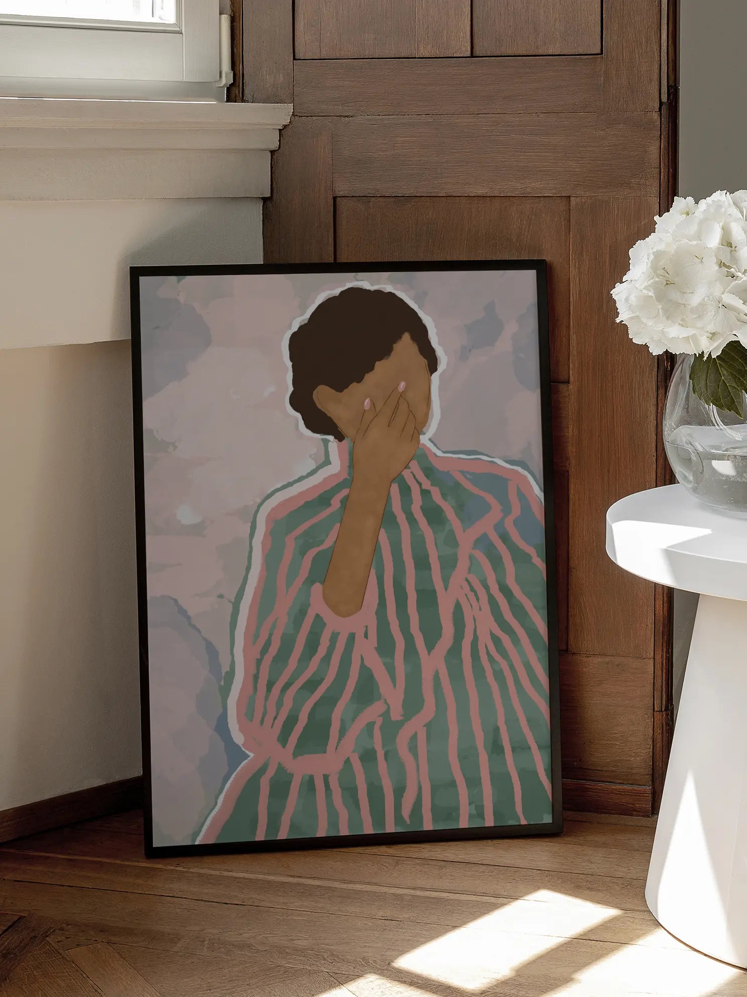 Striped Sweater Poster