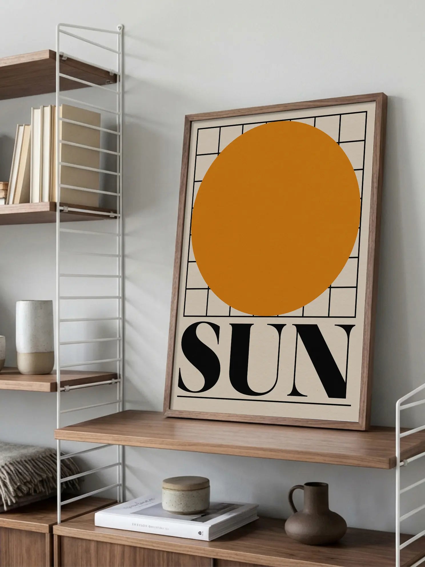 Sun Graphic Poster