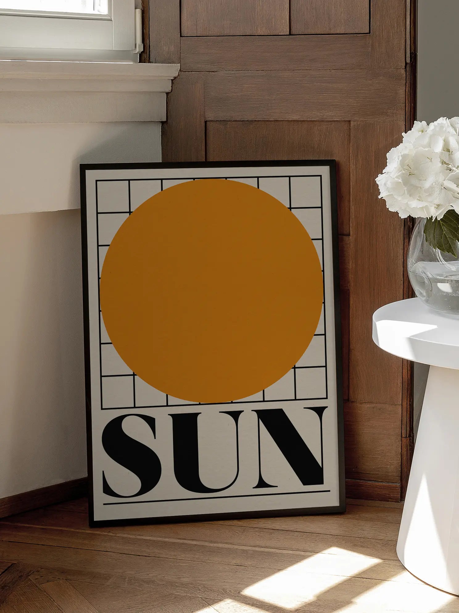 Sun Graphic Poster