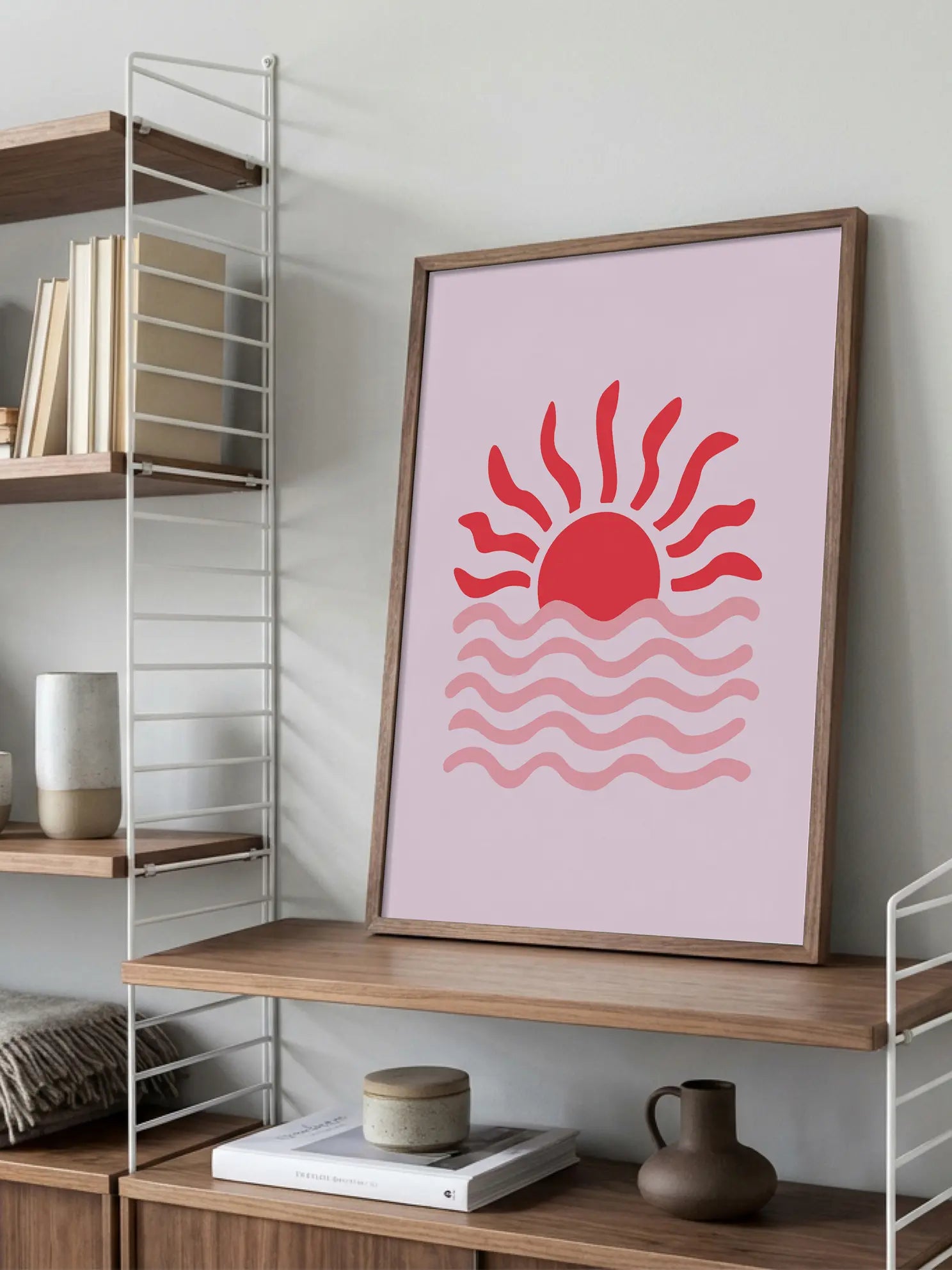 Sun Waves Poster