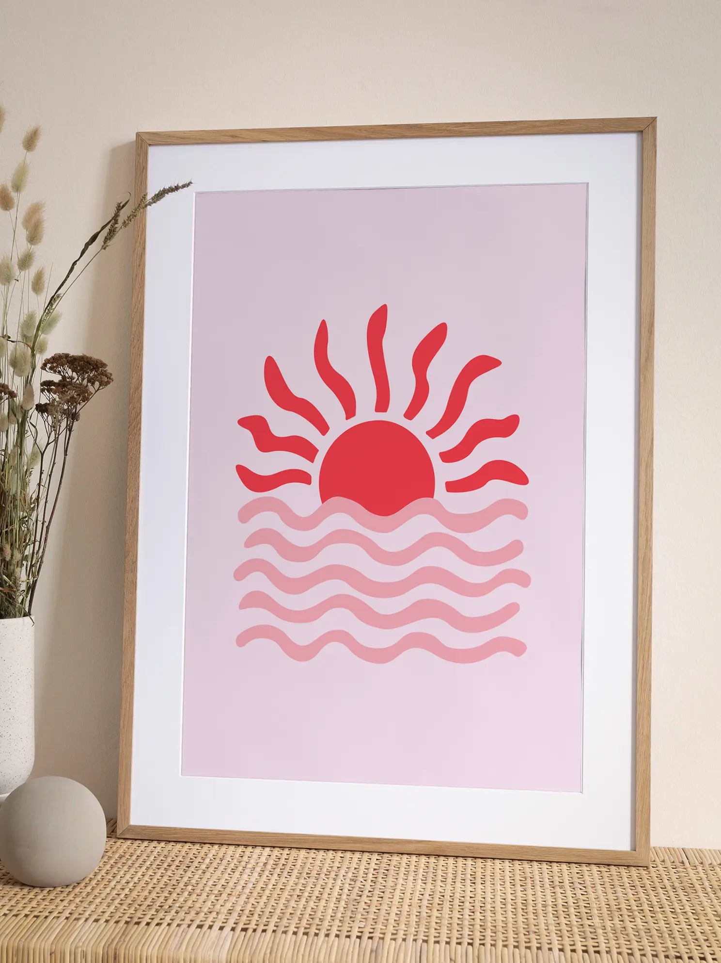 Sun Waves Poster