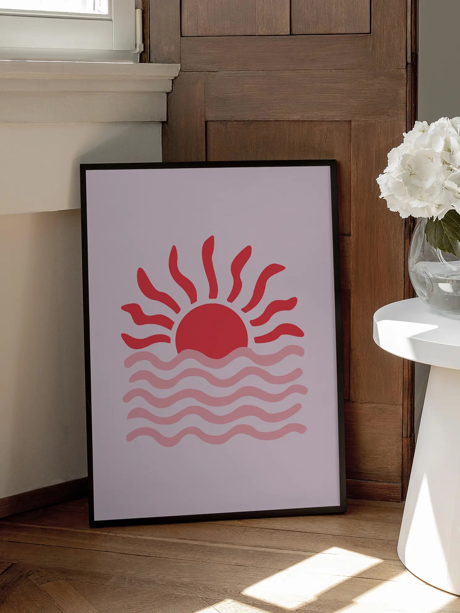 Sun Waves Poster