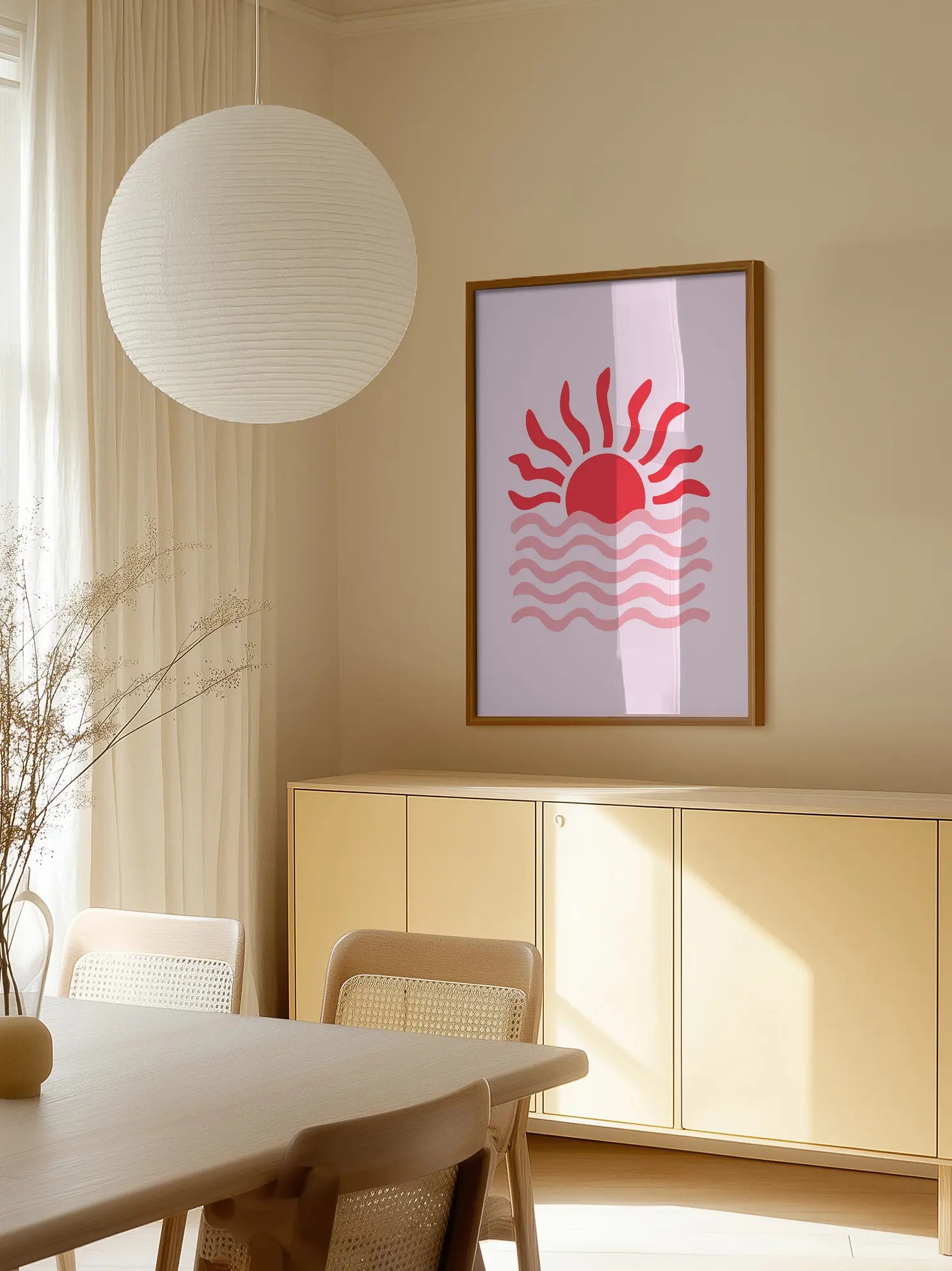 Sun Waves Poster