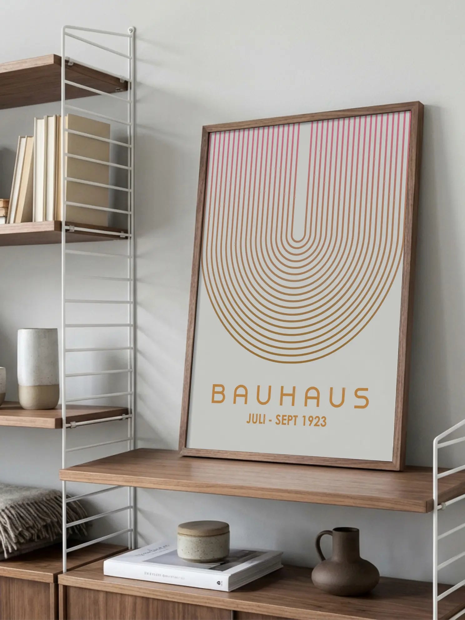 Sunlit Arcs — Bauhaus 1923 Poster