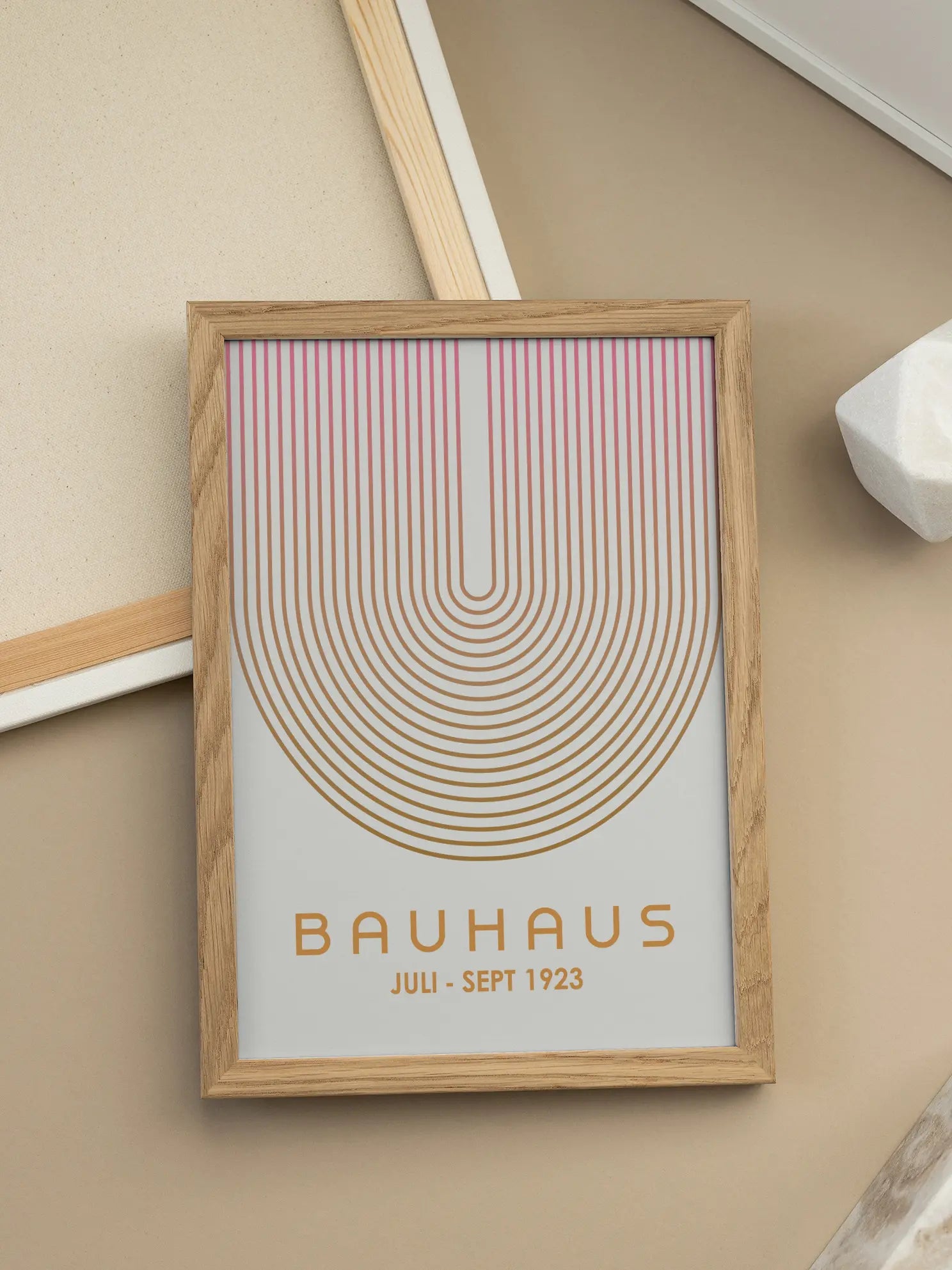 Sunlit Arcs — Bauhaus 1923 Poster