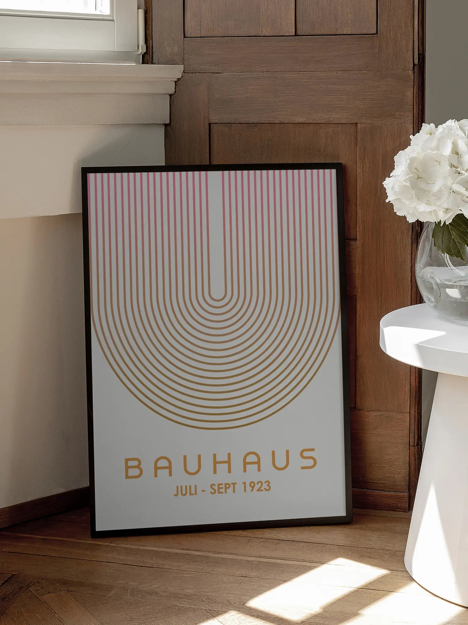 Sunlit Arcs — Bauhaus 1923 Poster