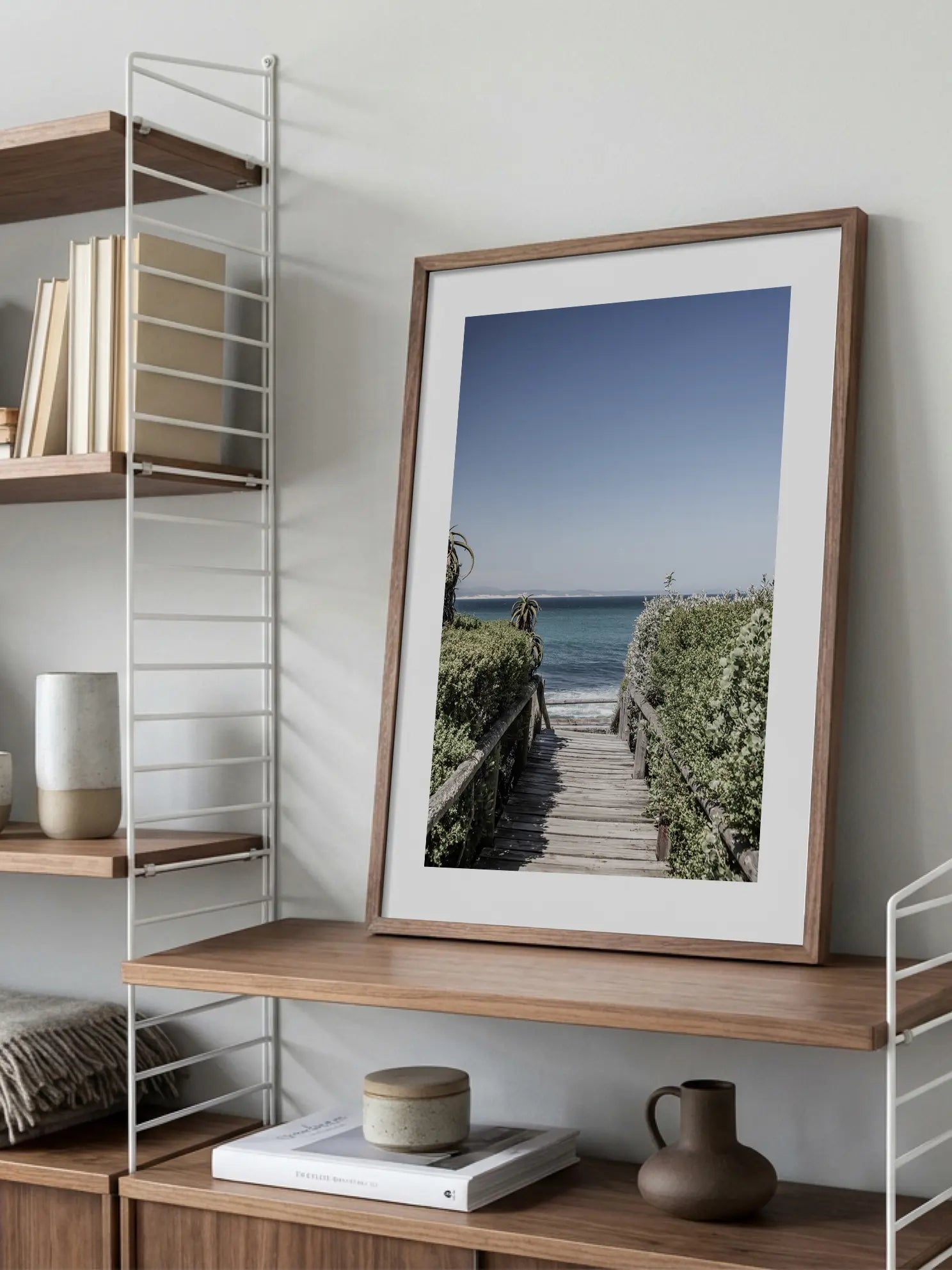 Sunny Bay Walk Poster